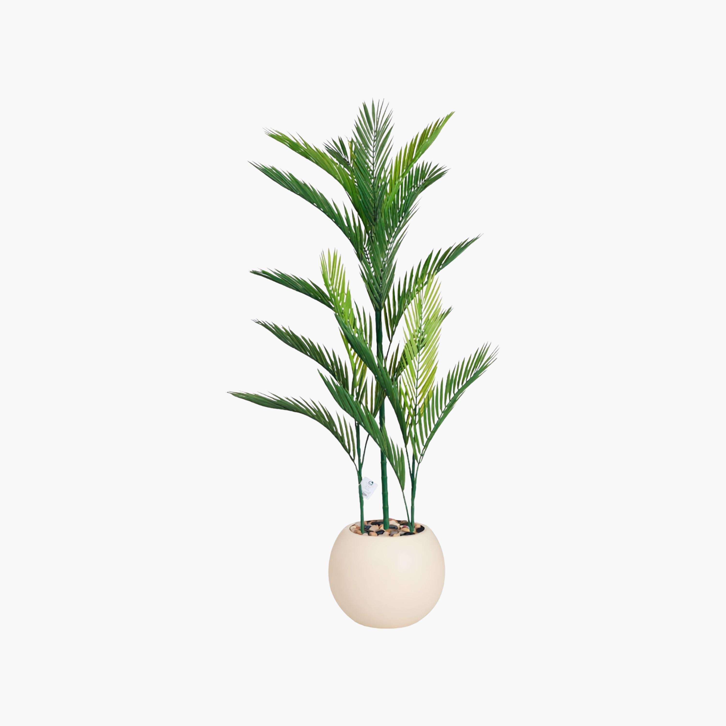 Maria Homes Potted Artificial Areca Palm Plant-household-gardenandoutdoor-artificialflowersandplants-flowers-image-2
