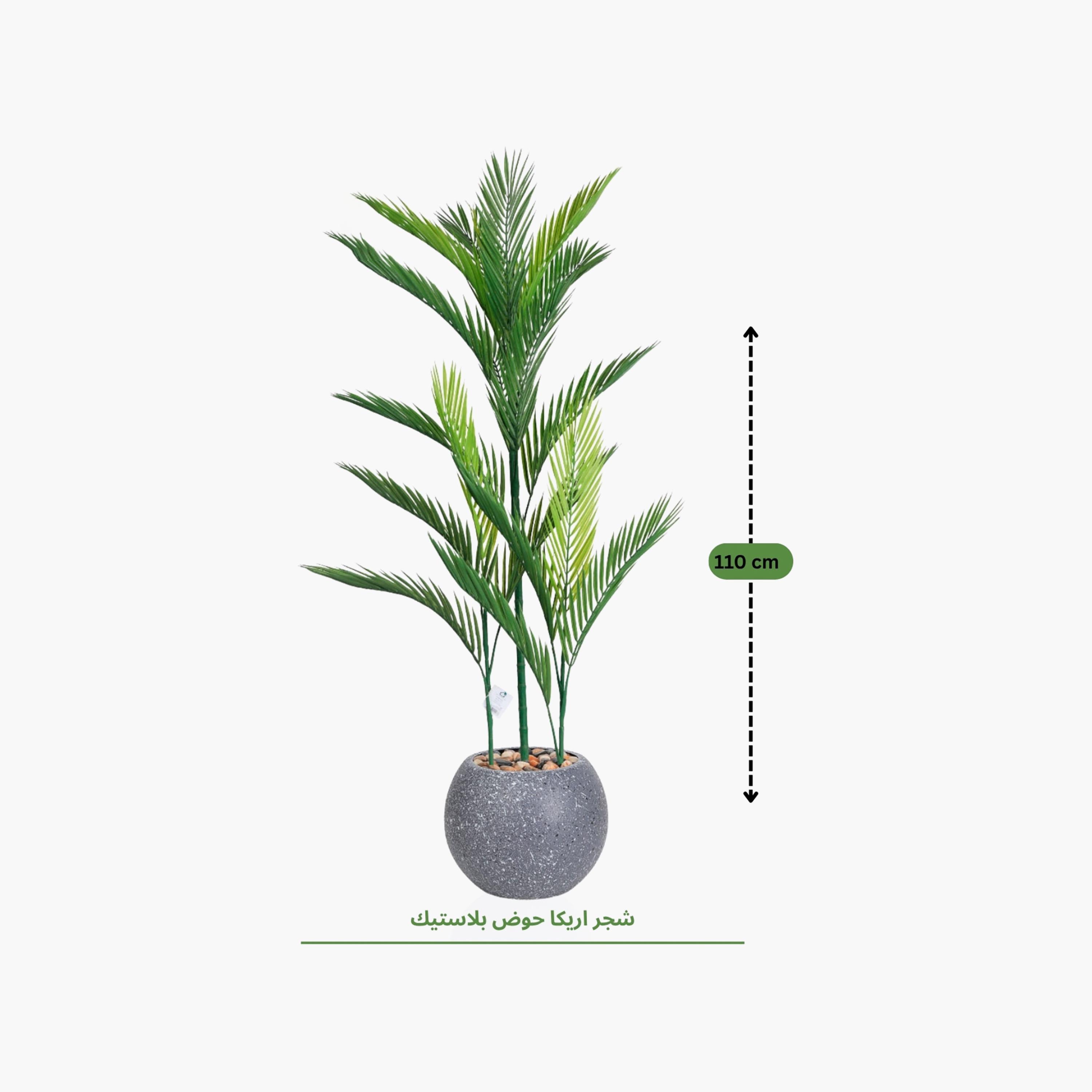 نبتة أريكا بالم صناعية بأصيص من ماريا هومز-household-gardenandoutdoor-artificialflowersandplants-flowers-image-4