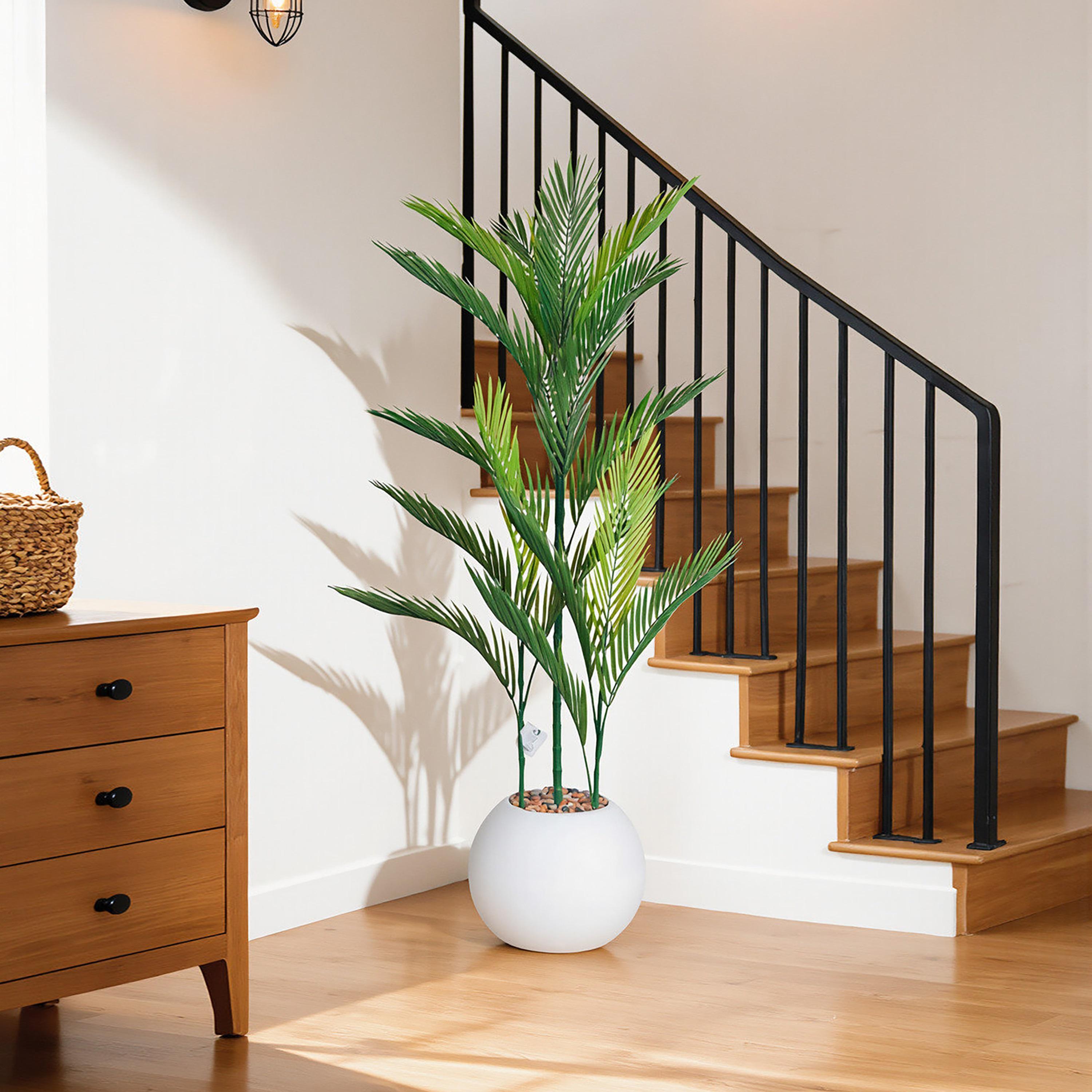 نبتة أريكا بالم صناعية بأصيص من ماريا هومز-household-gardenandoutdoor-artificialflowersandplants-flowers-image-1