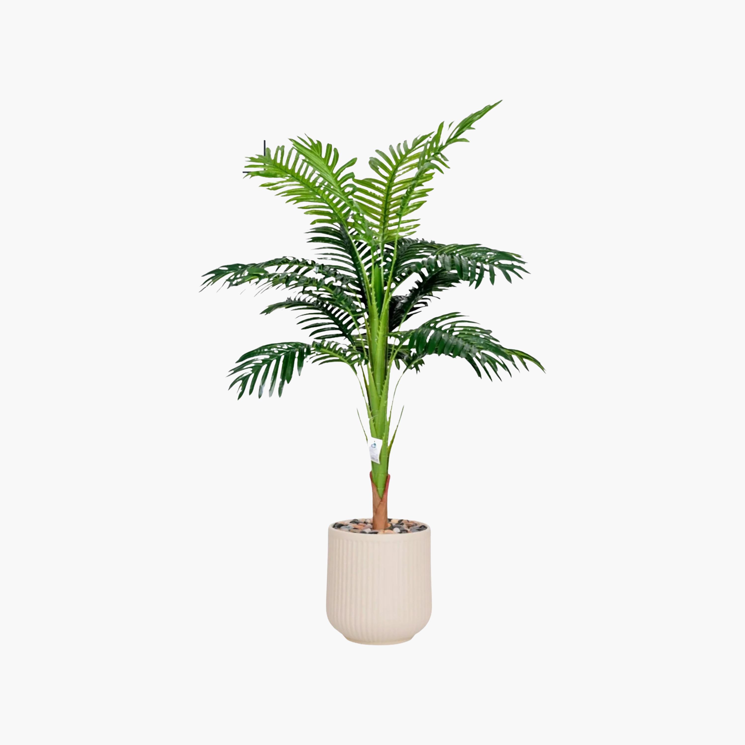 نبتة بالم اصطناعية في أصيص من ماريا هومز-household-gardenandoutdoor-artificialflowersandplants-flowers-image-2