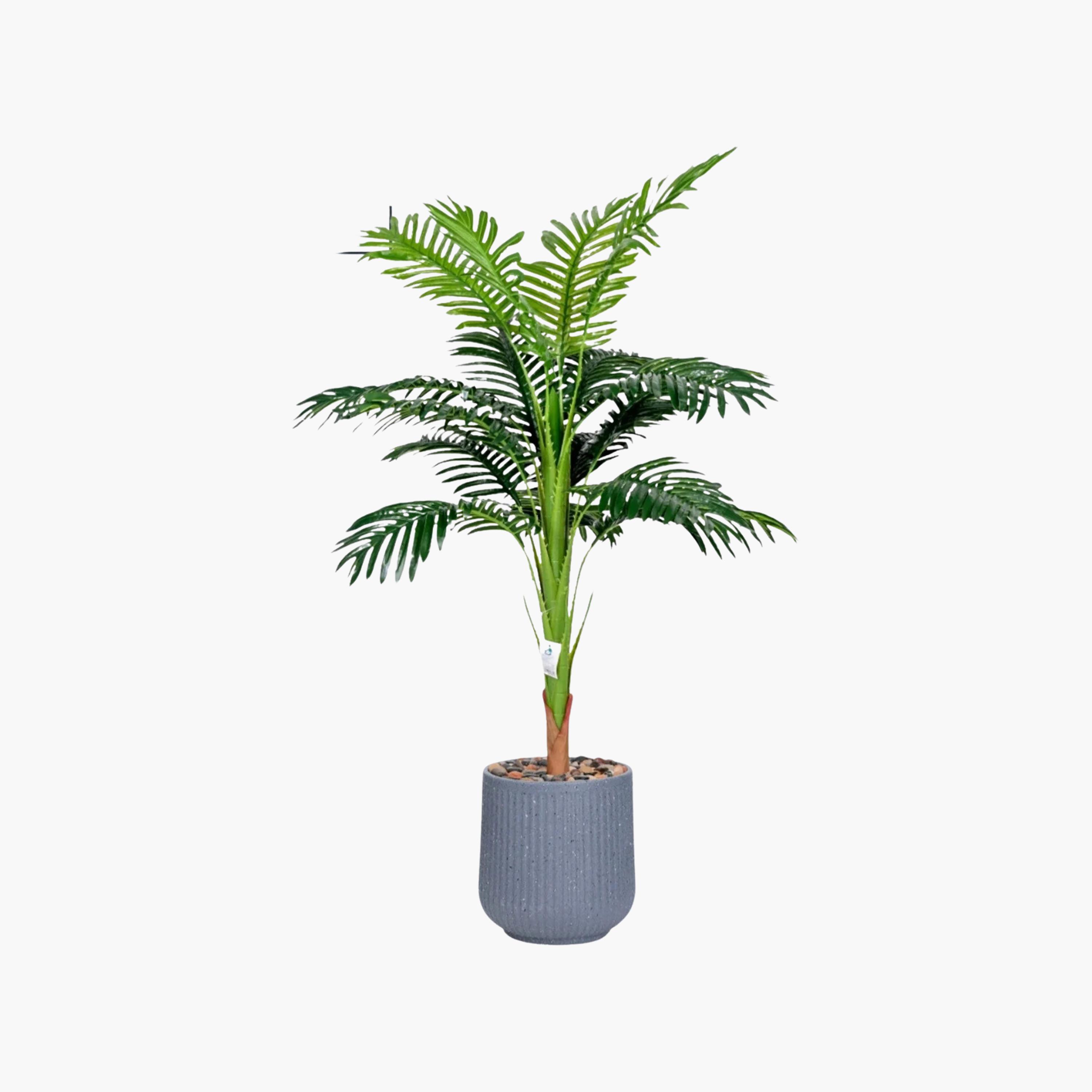 نبتة بالم اصطناعية في أصيص من ماريا هومز-household-gardenandoutdoor-artificialflowersandplants-flowers-image-2