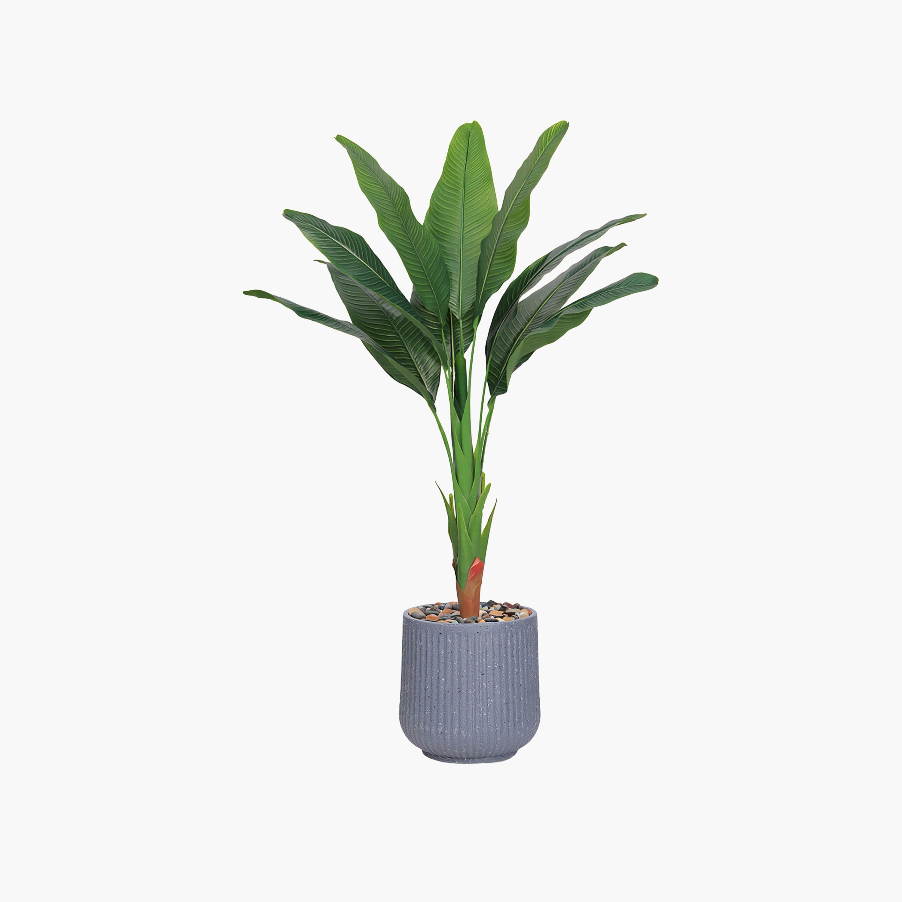 نبتة عصفور الجنة صناعية في أصيص من ماريا هومز-household-gardenandoutdoor-artificialflowersandplants-flowers-image-2