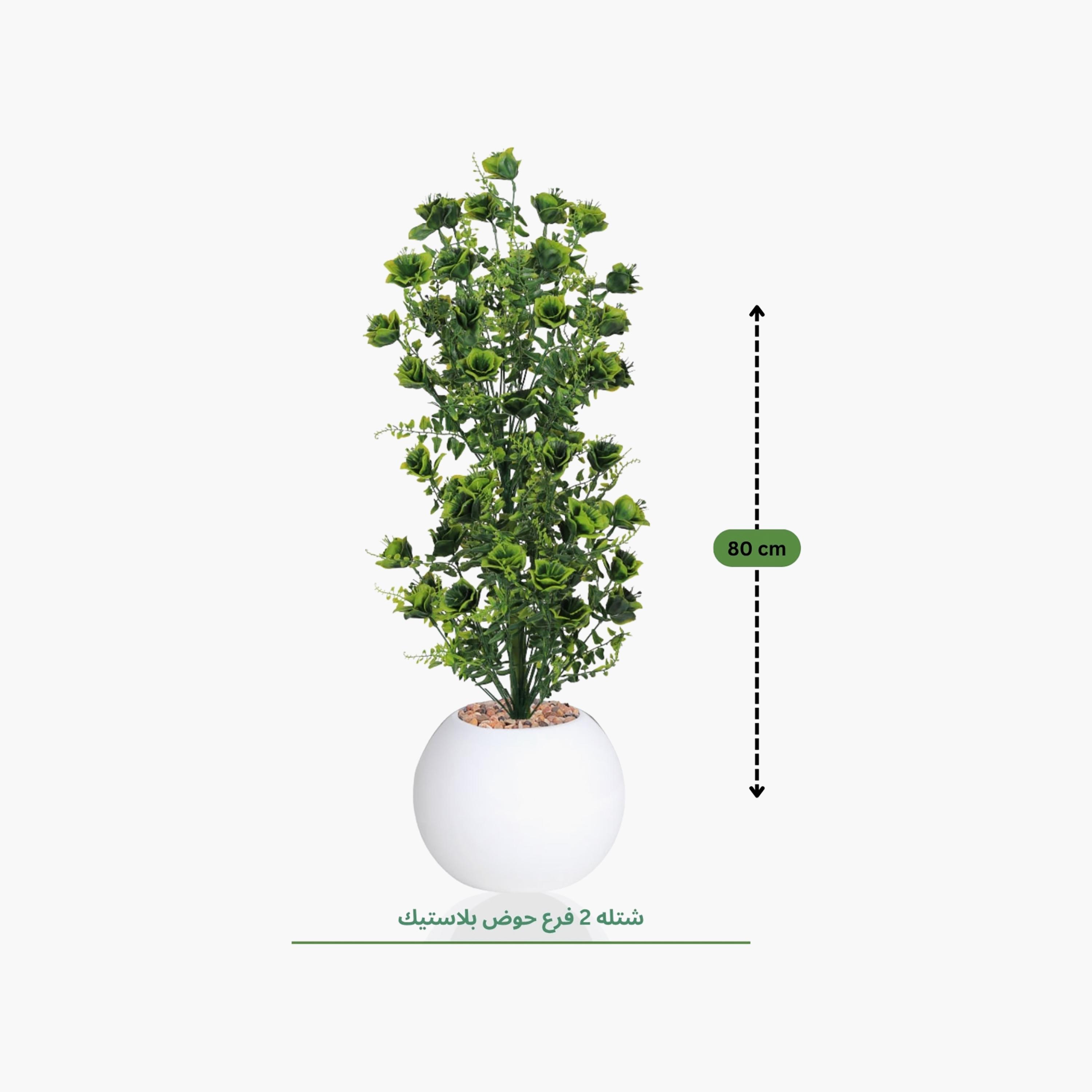نبتة صناعية مزهرة في أصيص من ماريا هومز-household-gardenandoutdoor-artificialflowersandplants-flowers-image-4