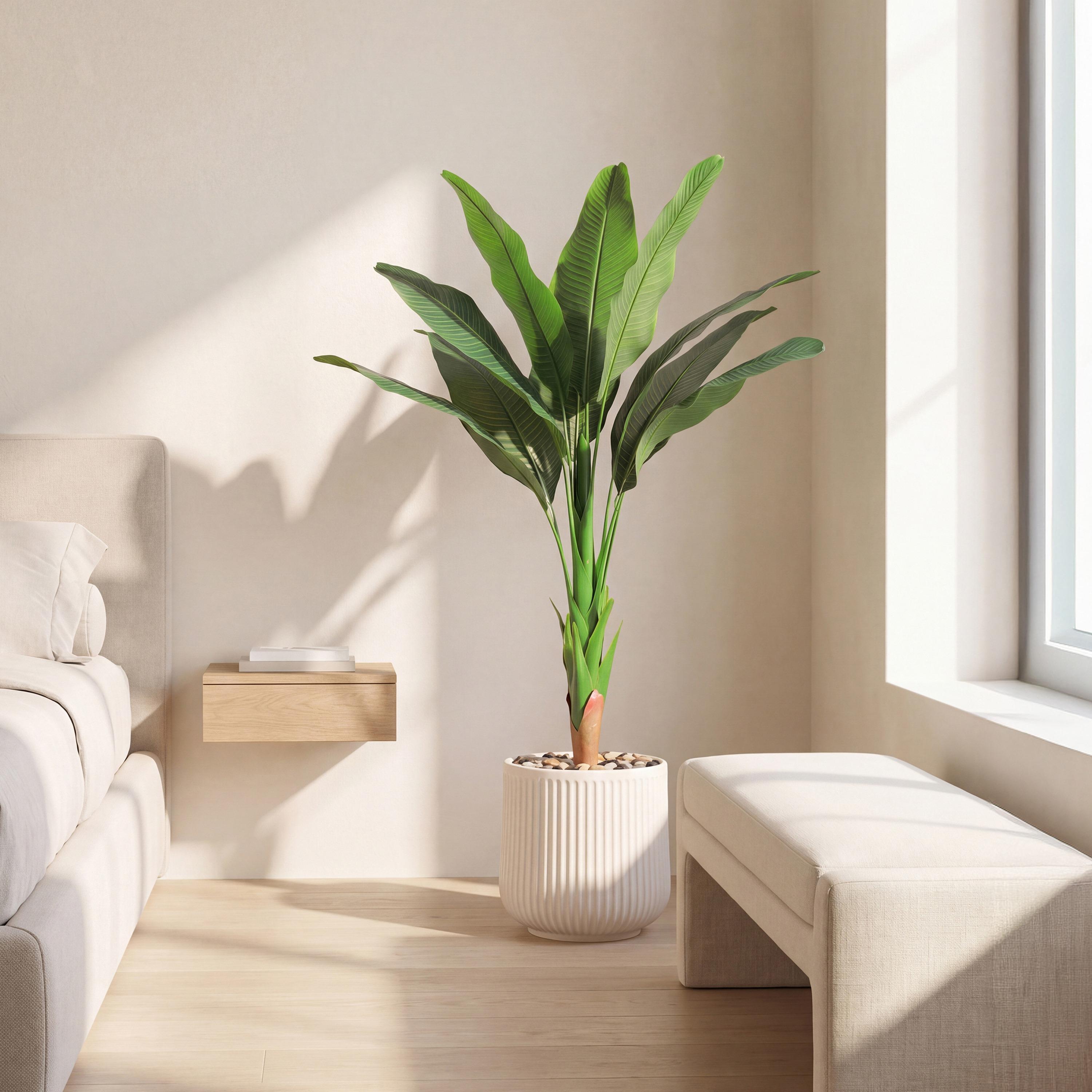 Maria Homes Potted Artificial Bird of Paradise Plant-household-gardenandoutdoor-artificialflowersandplants-flowers-image-1