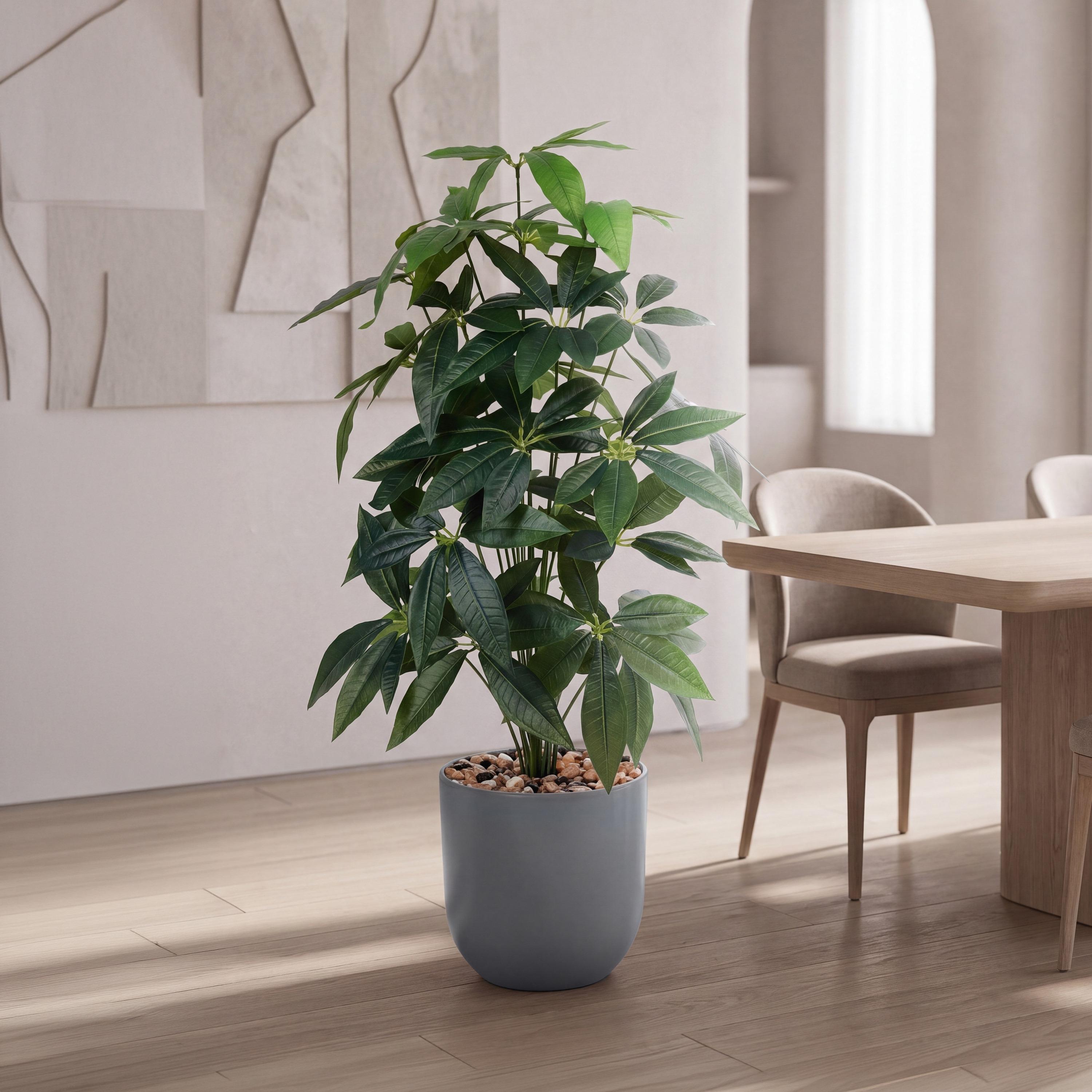 Maria Homes Potted Artificial Leaf Tree-household-gardenandoutdoor-artificialflowersandplants-flowers-image-1