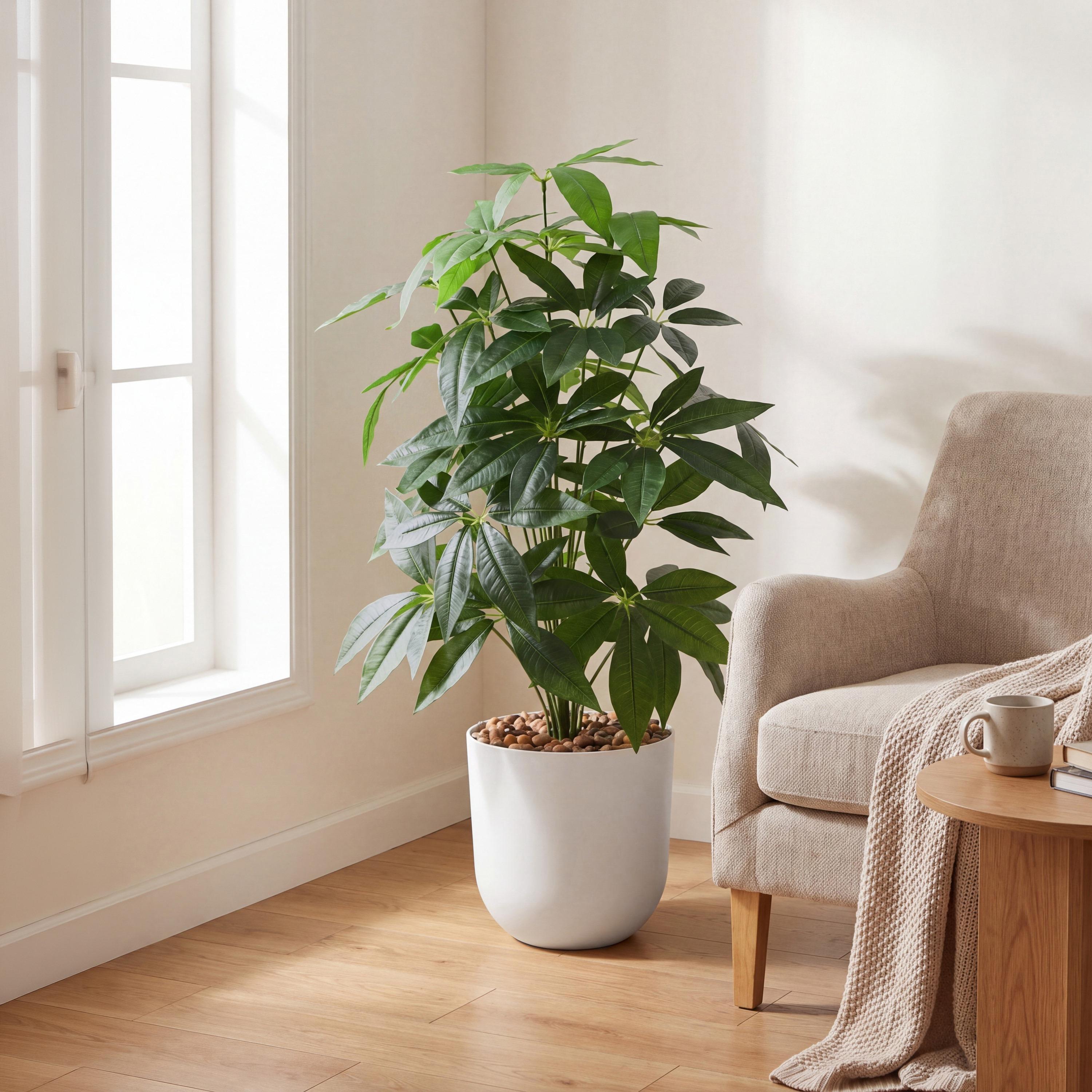 Maria Homes Potted Artificial Leaf Tree-household-gardenandoutdoor-artificialflowersandplants-flowers-image-1