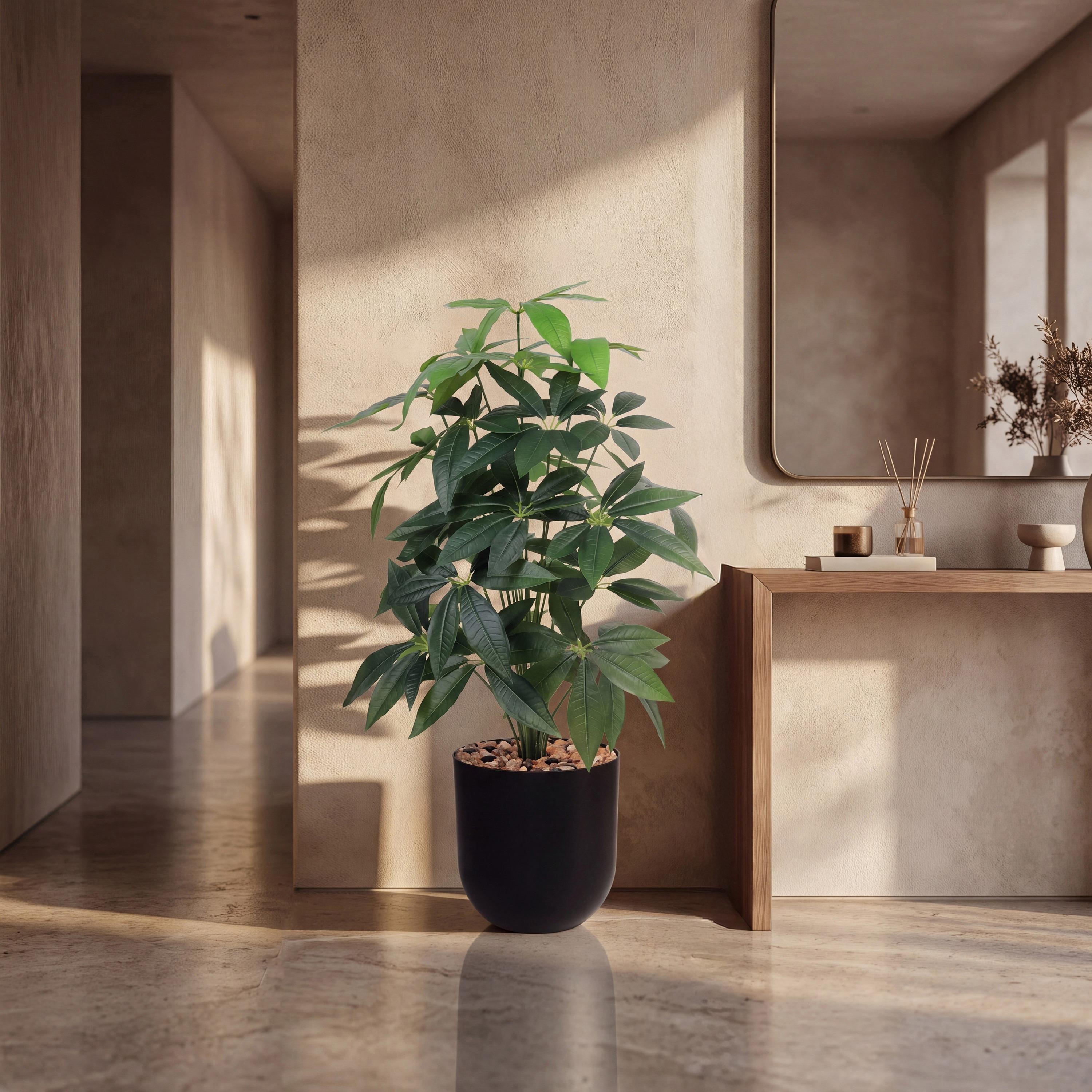 Maria Homes Potted Artificial Leaf Tree-household-gardenandoutdoor-artificialflowersandplants-flowers-image-1