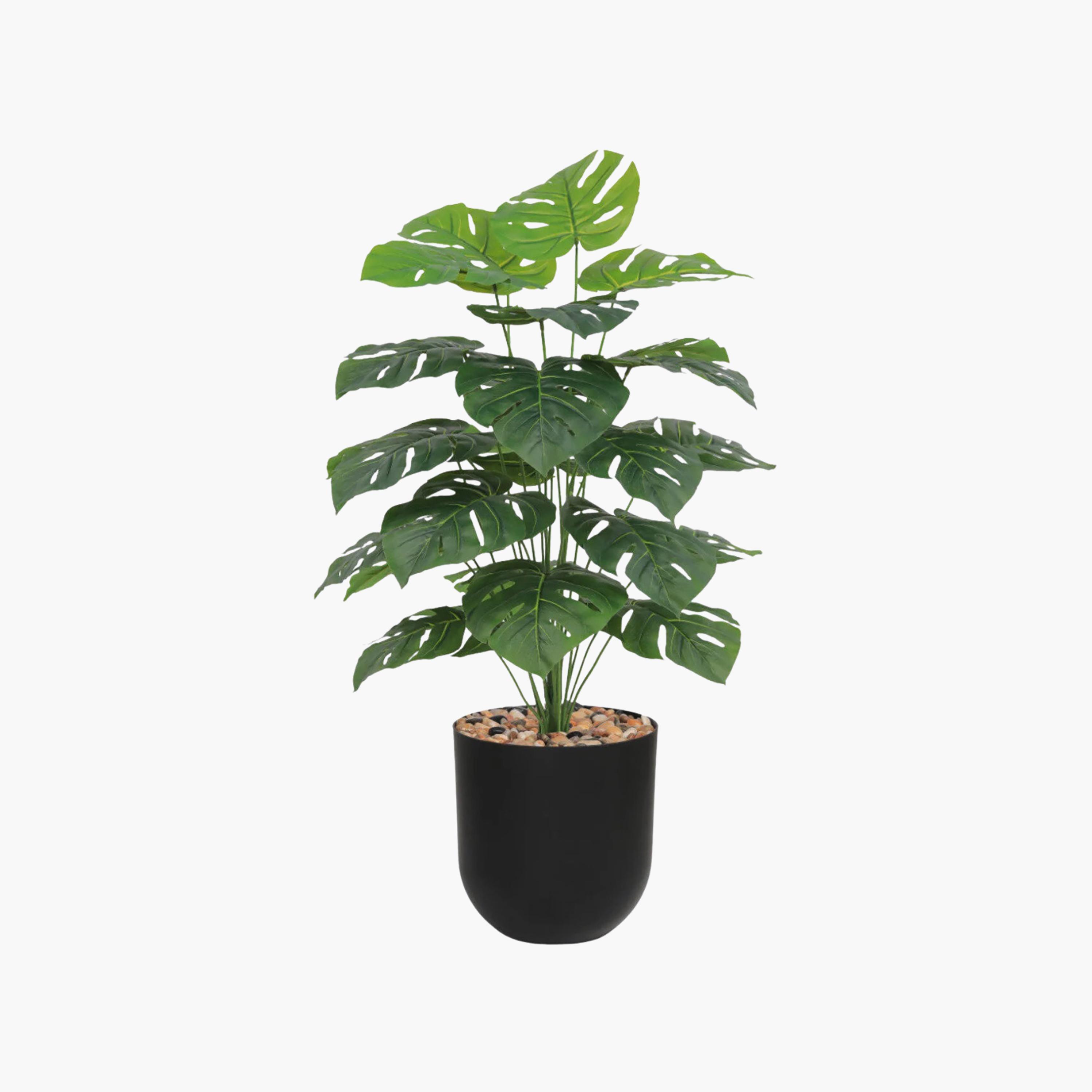 نبات مونستيرا صناعي في أصيص من ماريا هومز-household-gardenandoutdoor-artificialflowersandplants-flowers-image-2