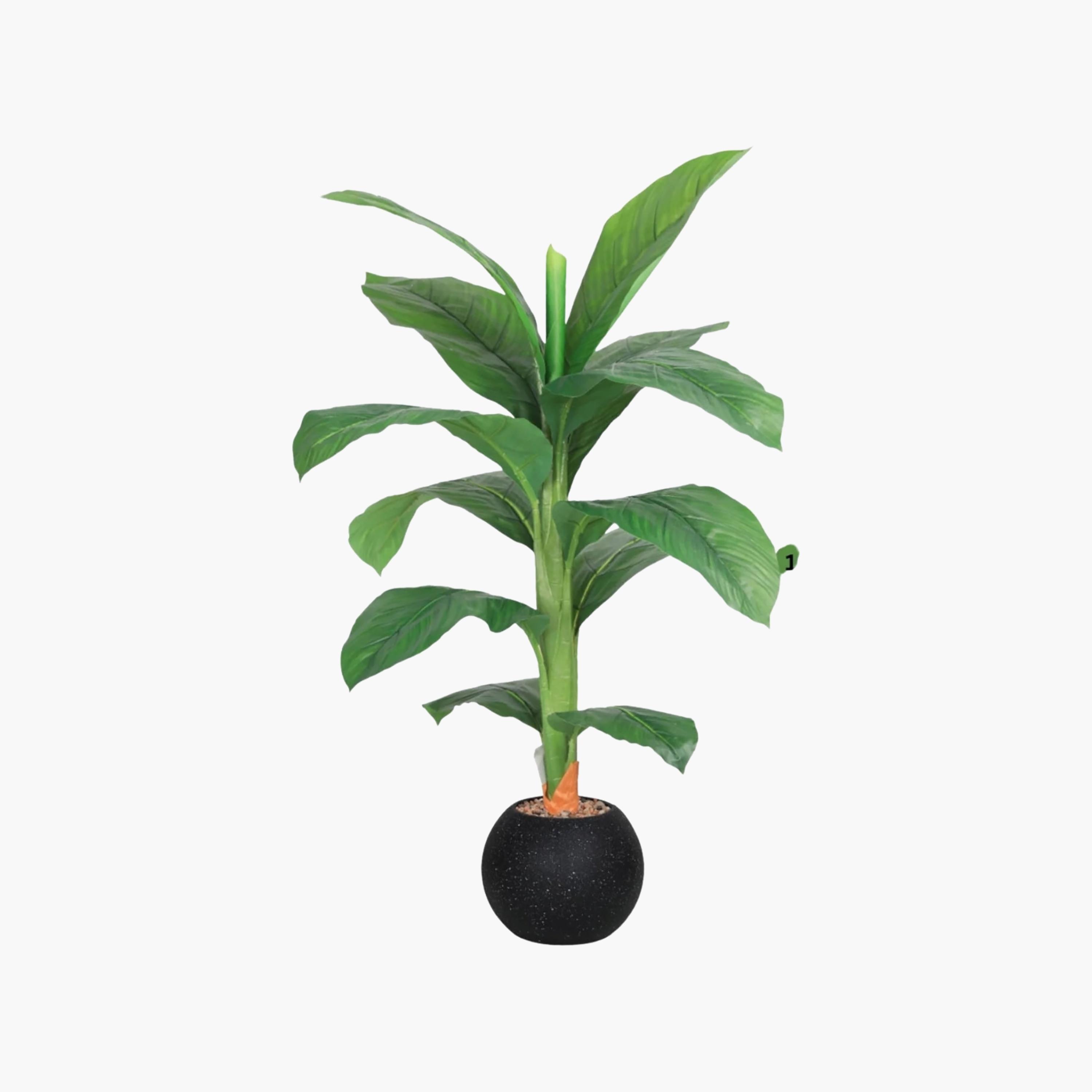 نبتة أوراق صناعية بأصيص من ماريا هومز-household-gardenandoutdoor-artificialflowersandplants-flowers-image-2