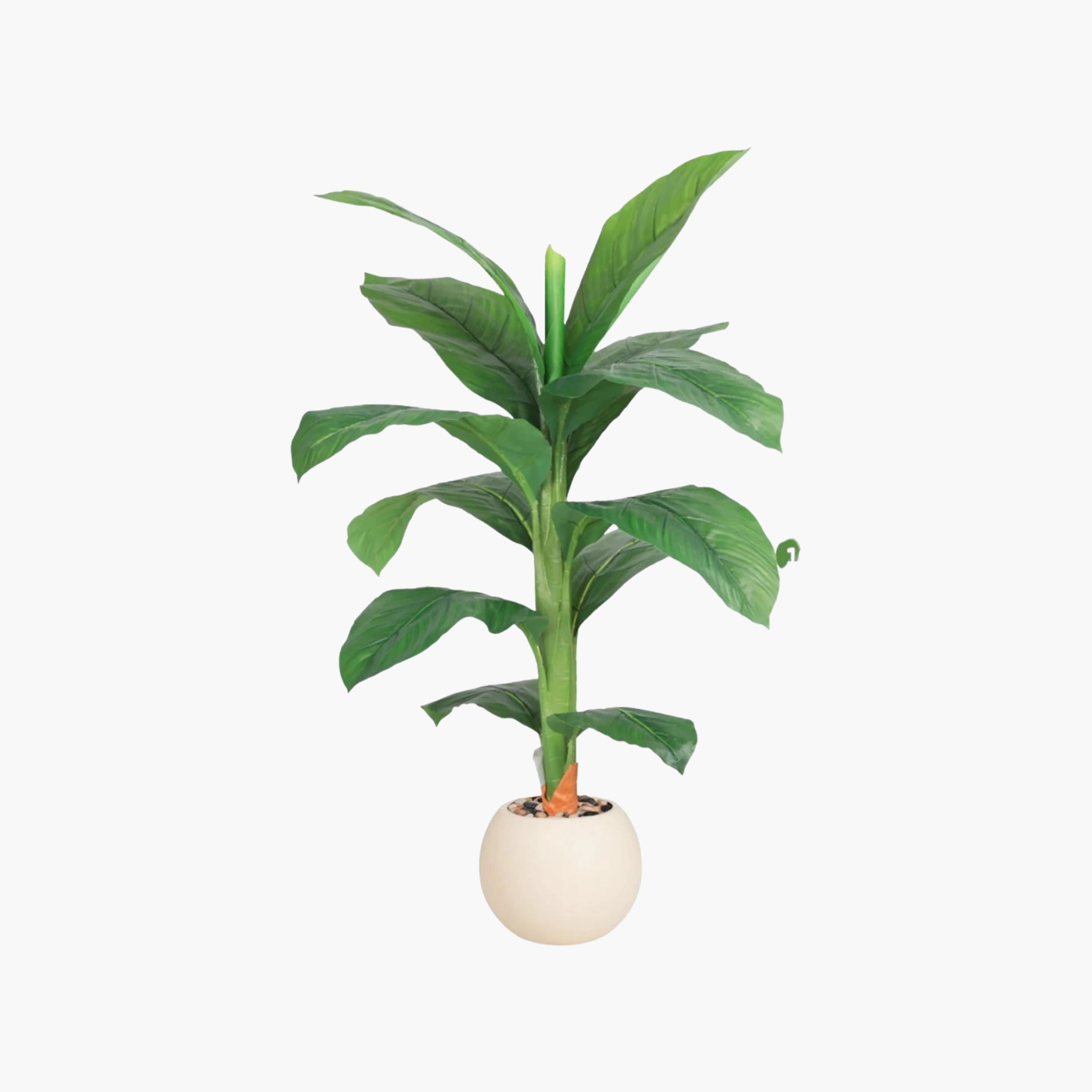نبتة أوراق صناعية بأصيص من ماريا هومز-household-gardenandoutdoor-artificialflowersandplants-flowers-image-2
