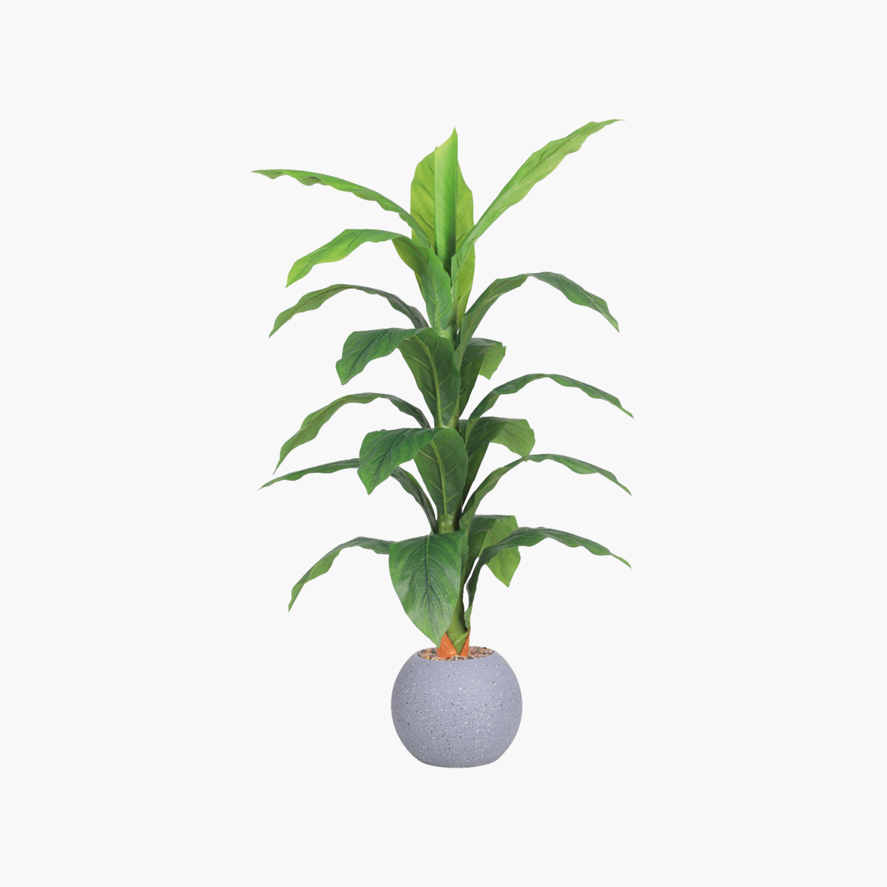 Maria Homes Potted Artificial Leaf Plant-household-gardenandoutdoor-artificialflowersandplants-flowers-image-2