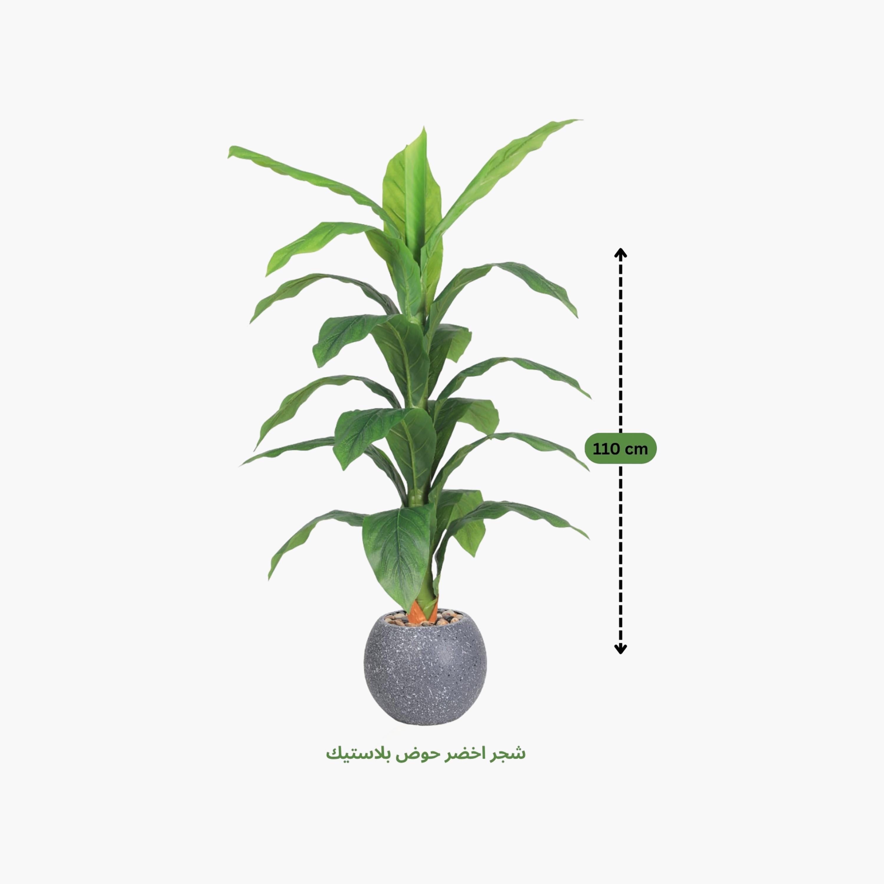 نبتة أوراق صناعية بأصيص من ماريا هومز-household-gardenandoutdoor-artificialflowersandplants-flowers-image-4