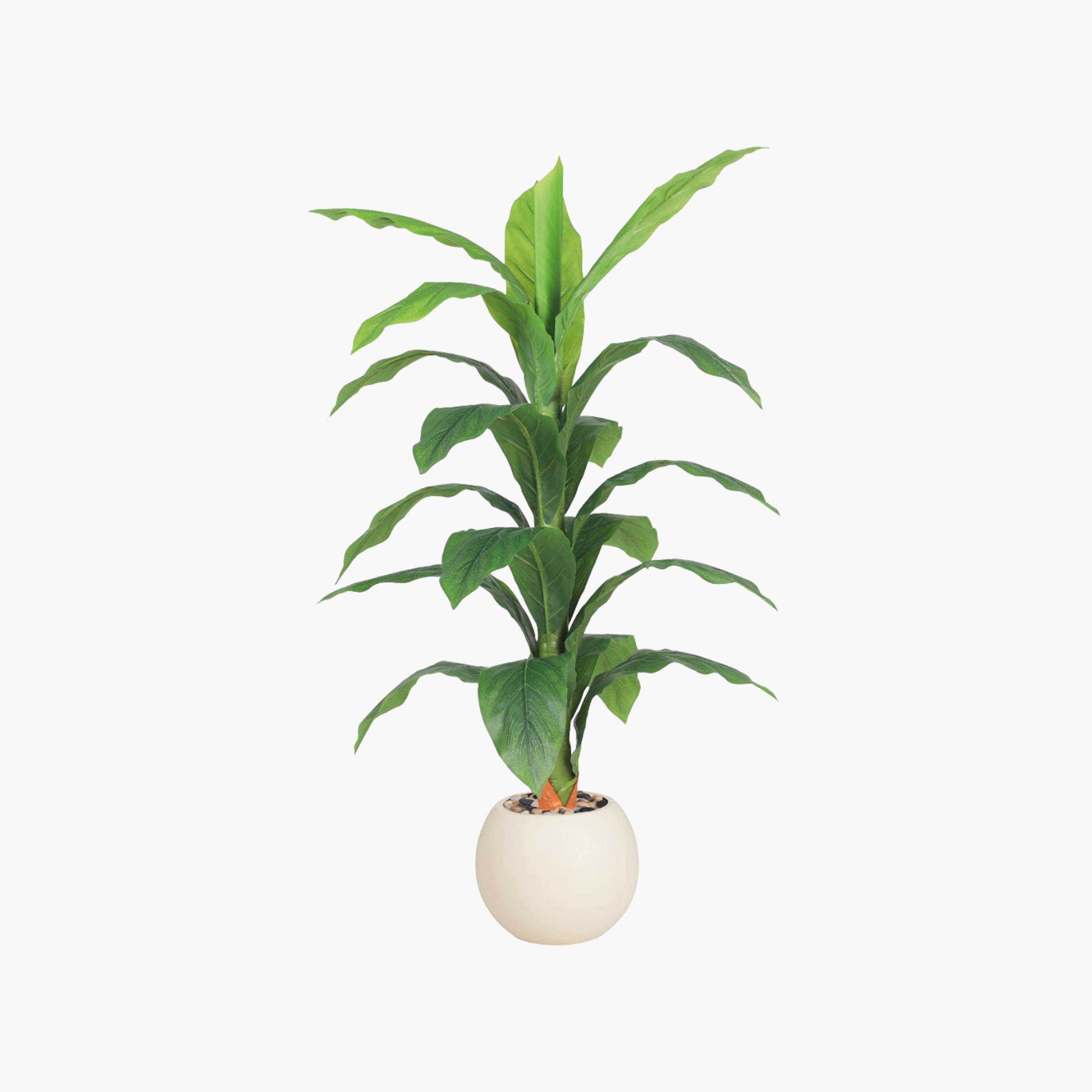 نبتة أوراق صناعية بأصيص من ماريا هومز-household-gardenandoutdoor-artificialflowersandplants-flowers-image-2
