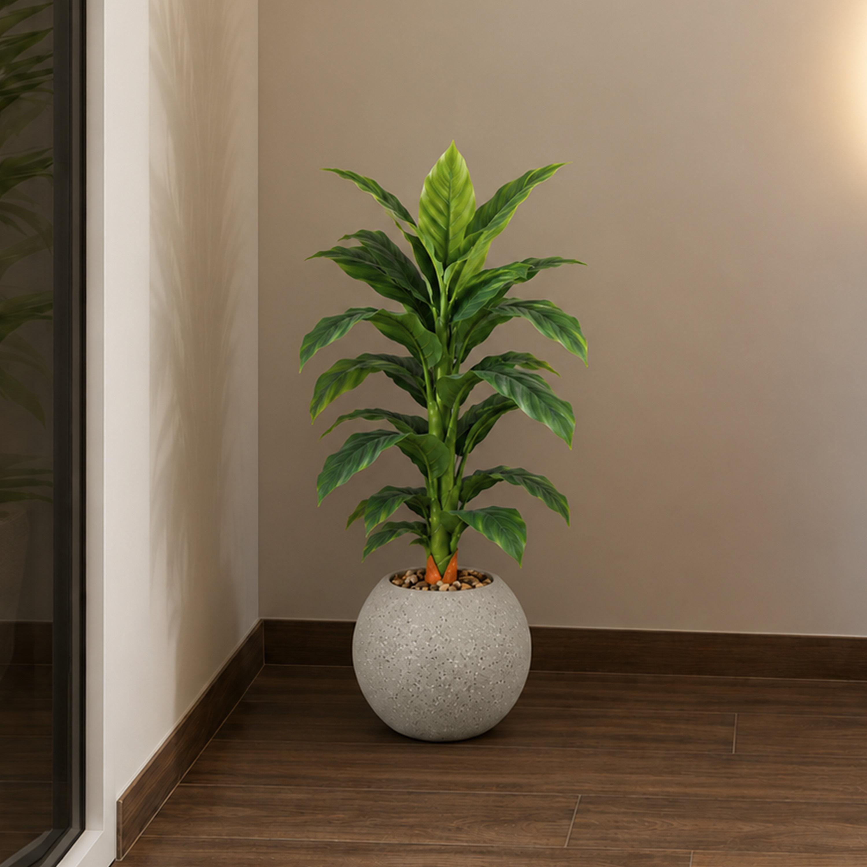 نبتة أوراق صناعية بأصيص من ماريا هومز-household-gardenandoutdoor-artificialflowersandplants-flowers-image-1