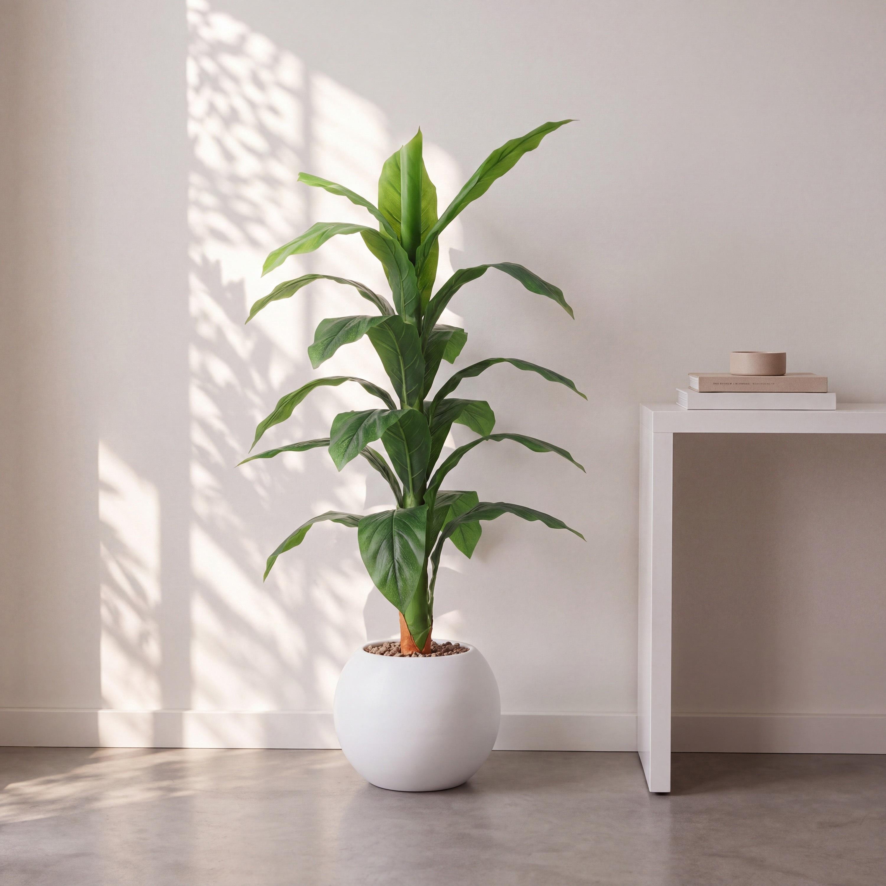 نبتة أوراق صناعية بأصيص من ماريا هومز-household-gardenandoutdoor-artificialflowersandplants-flowers-image-1