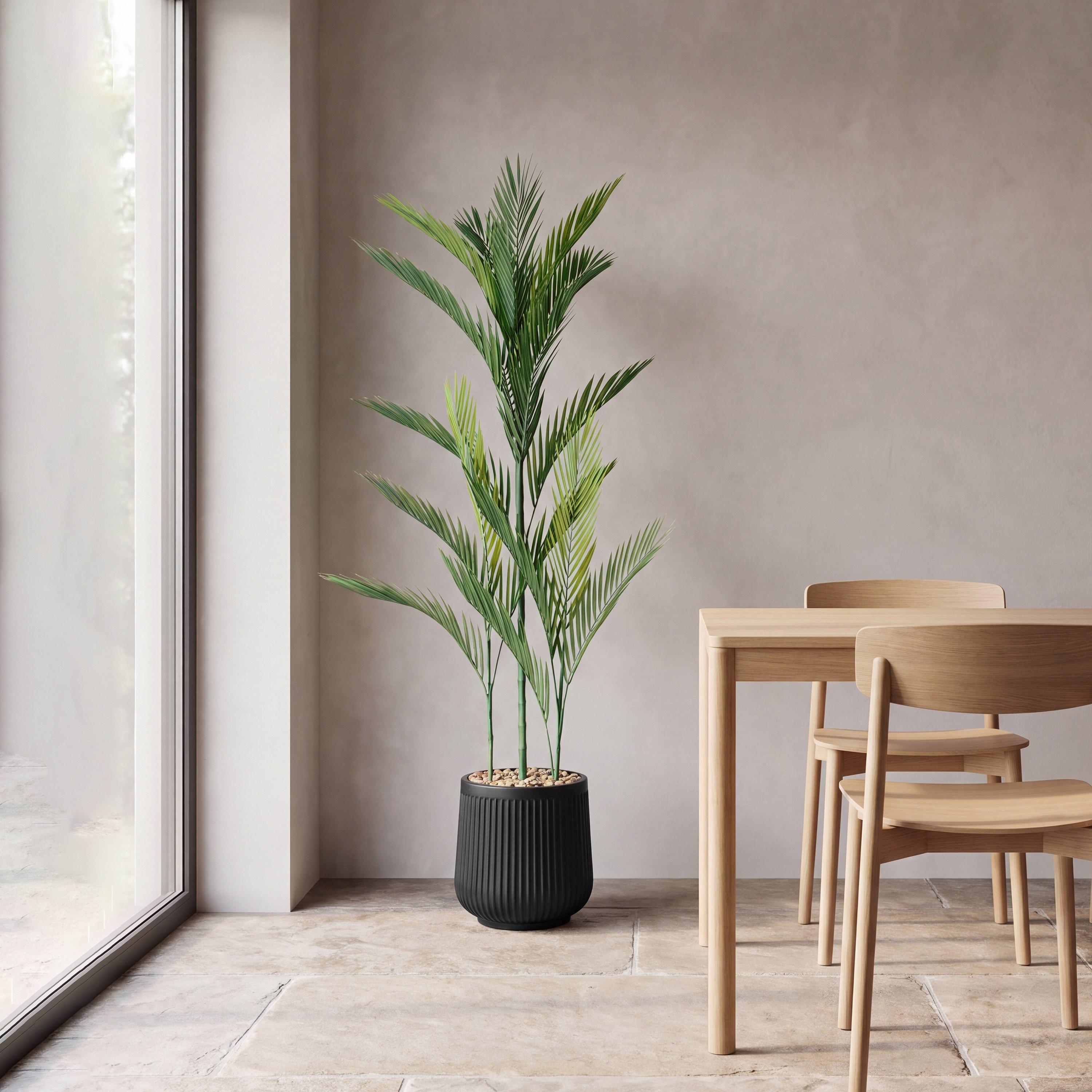 نبتة أريكا بالم صناعية بأصيص من ماريا هومز-household-gardenandoutdoor-artificialflowersandplants-flowers-image-1