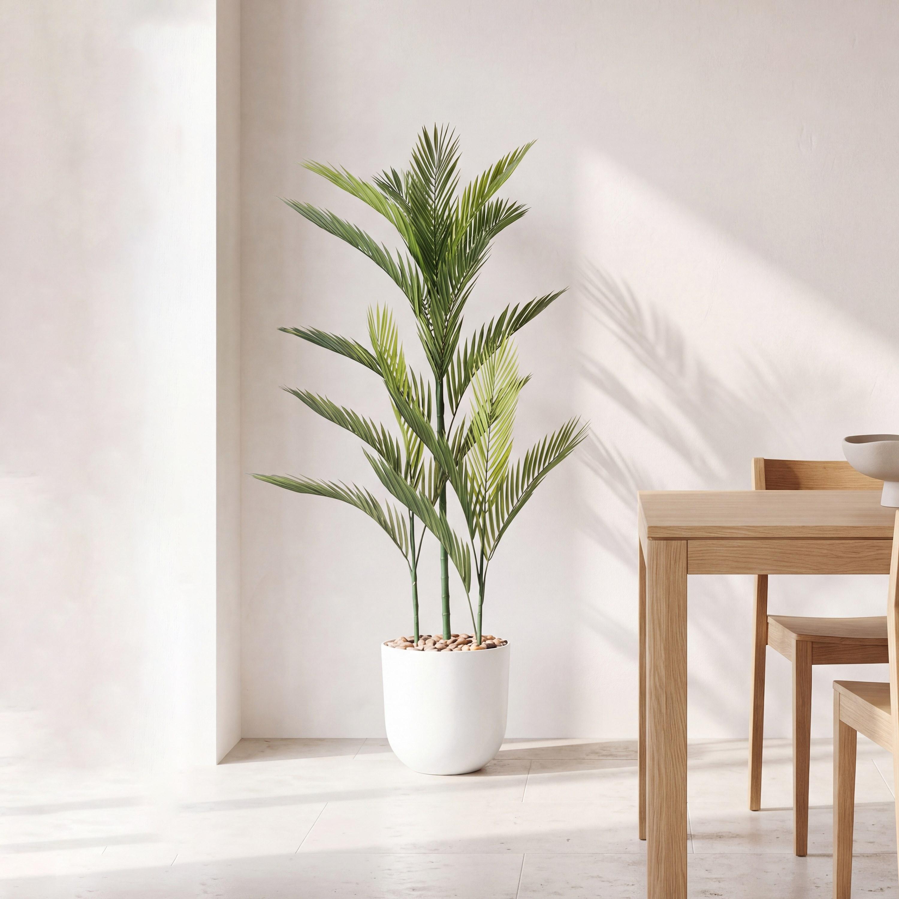 نبتة أريكا بالم صناعية بأصيص من ماريا هومز-household-gardenandoutdoor-artificialflowersandplants-flowers-image-1