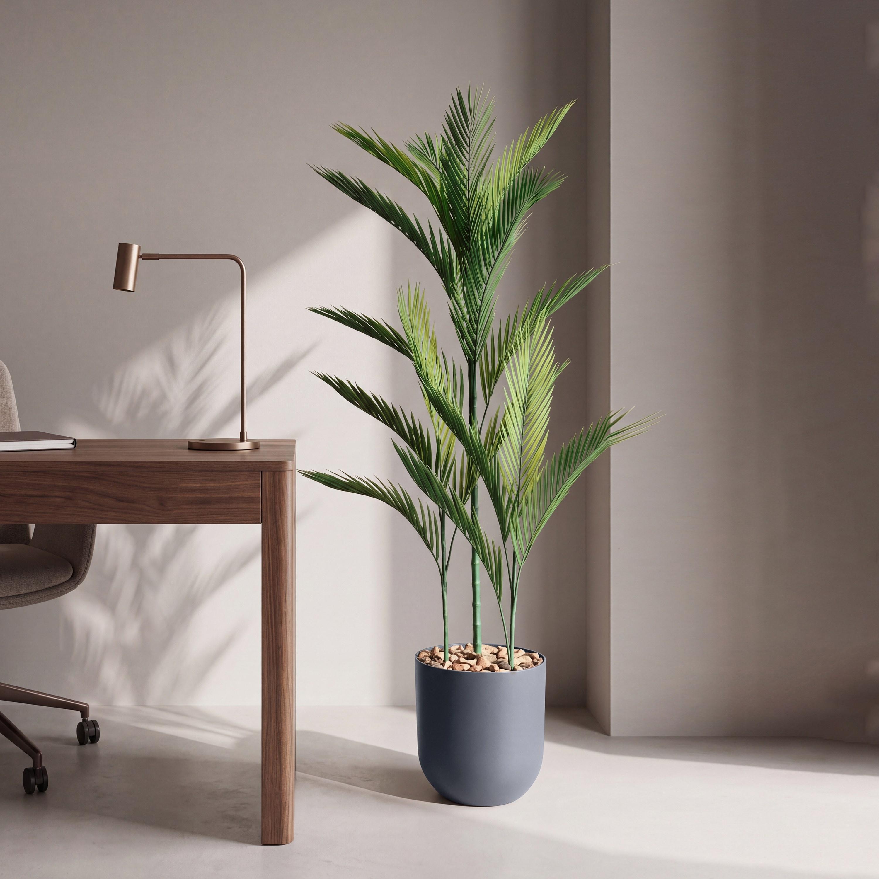 نبتة أريكا بالم صناعية بأصيص من ماريا هومز-household-gardenandoutdoor-artificialflowersandplants-flowers-image-1