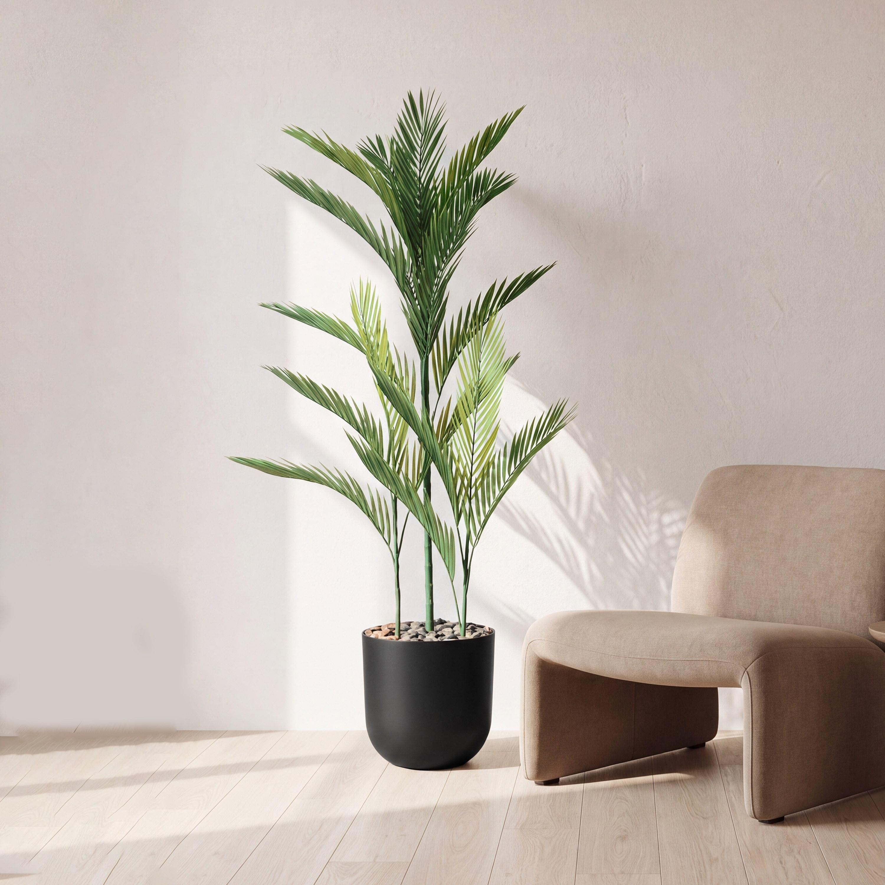 نبتة أريكا بالم صناعية بأصيص من ماريا هومز-household-gardenandoutdoor-artificialflowersandplants-flowers-image-1