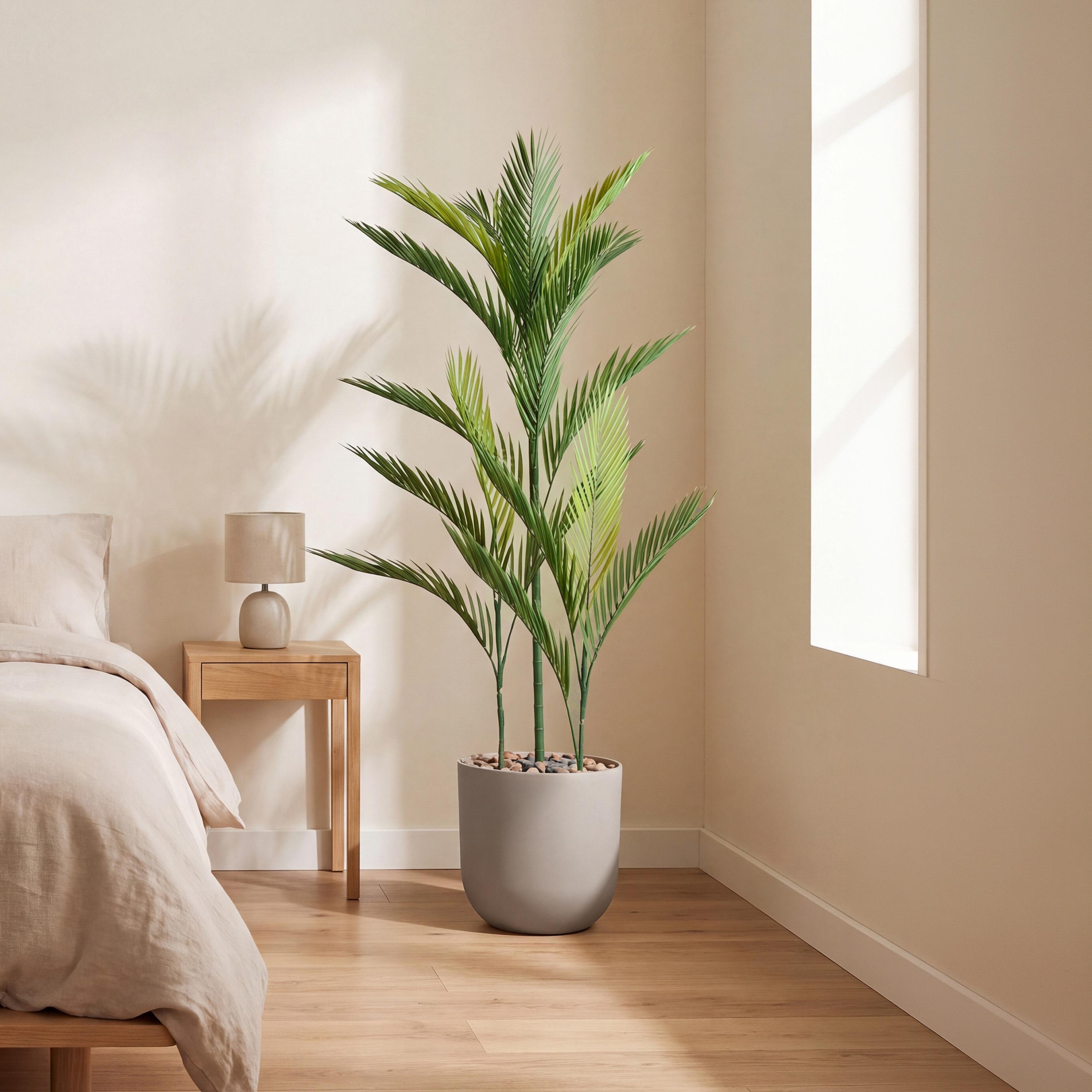 نبتة أريكا بالم صناعية بأصيص من ماريا هومز-household-gardenandoutdoor-artificialflowersandplants-flowers-image-1