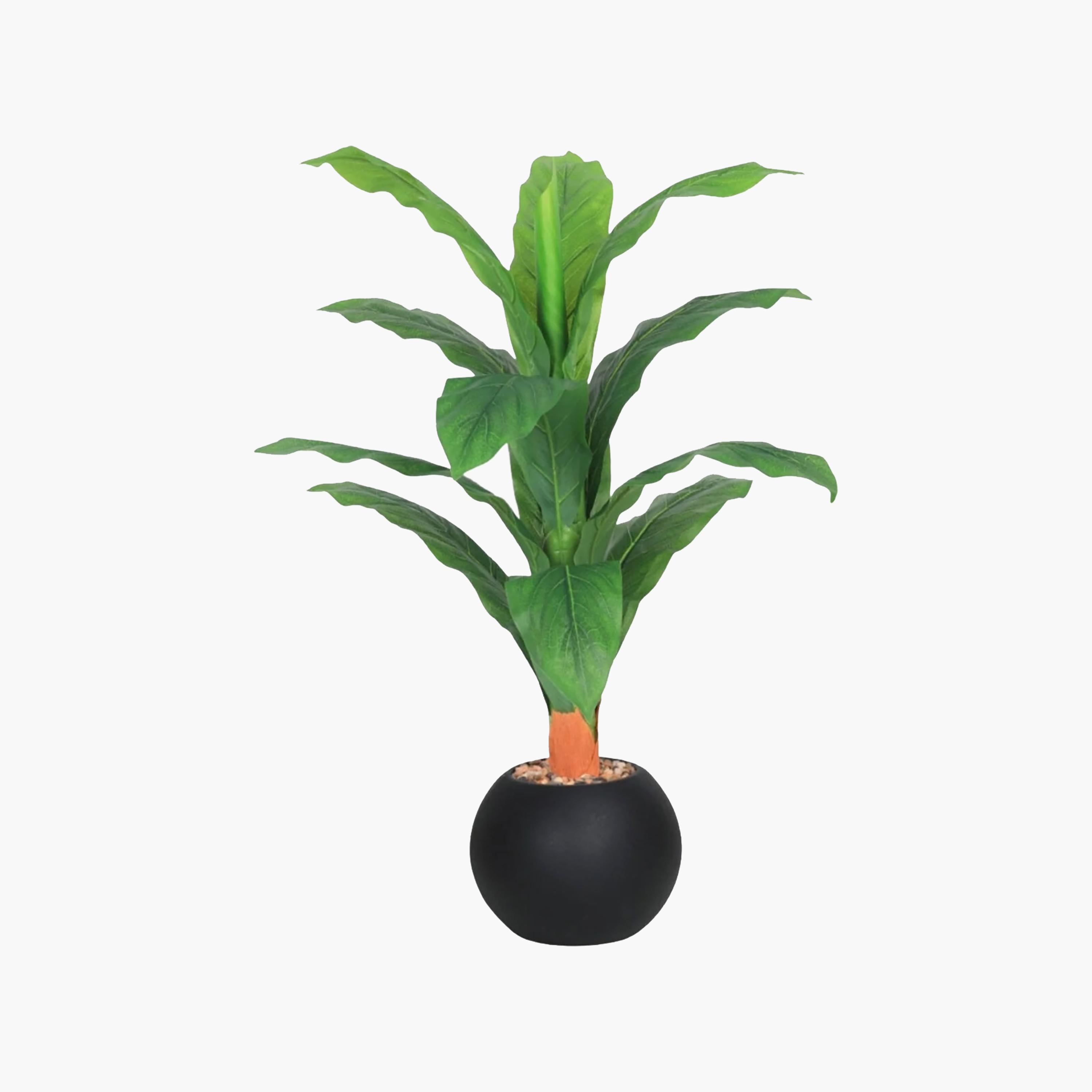 Maria Homes Potted Artificial Leaf Plant-household-gardenandoutdoor-artificialflowersandplants-flowers-image-2