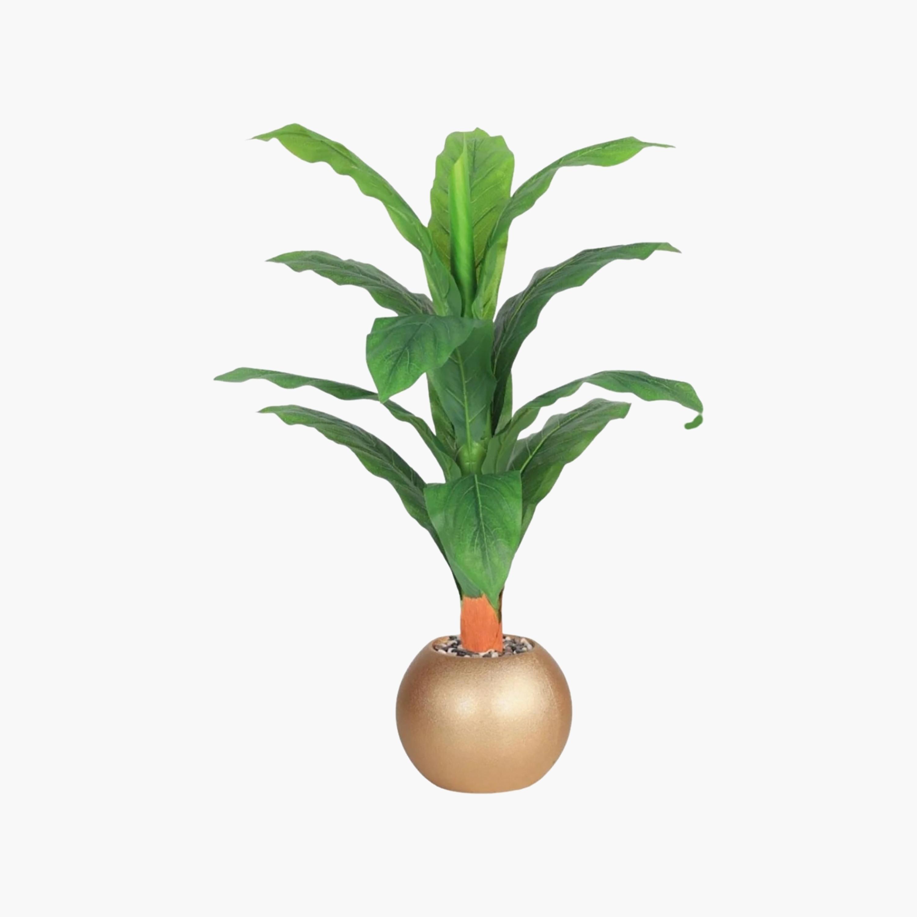Maria Homes Potted Artificial Leaf Plant-household-gardenandoutdoor-artificialflowersandplants-flowers-image-2