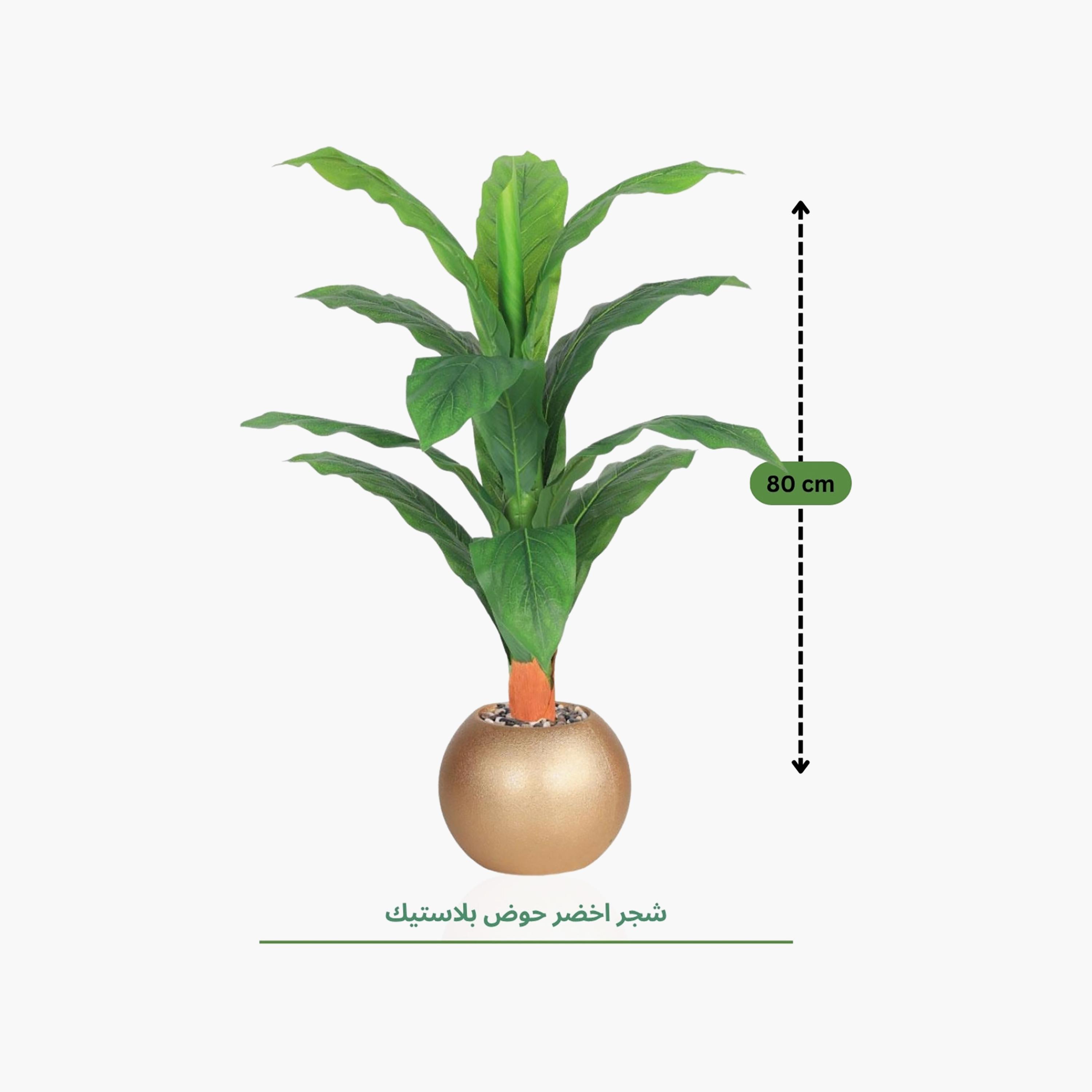 Maria Homes Potted Artificial Leaf Plant-household-gardenandoutdoor-artificialflowersandplants-flowers-image-4