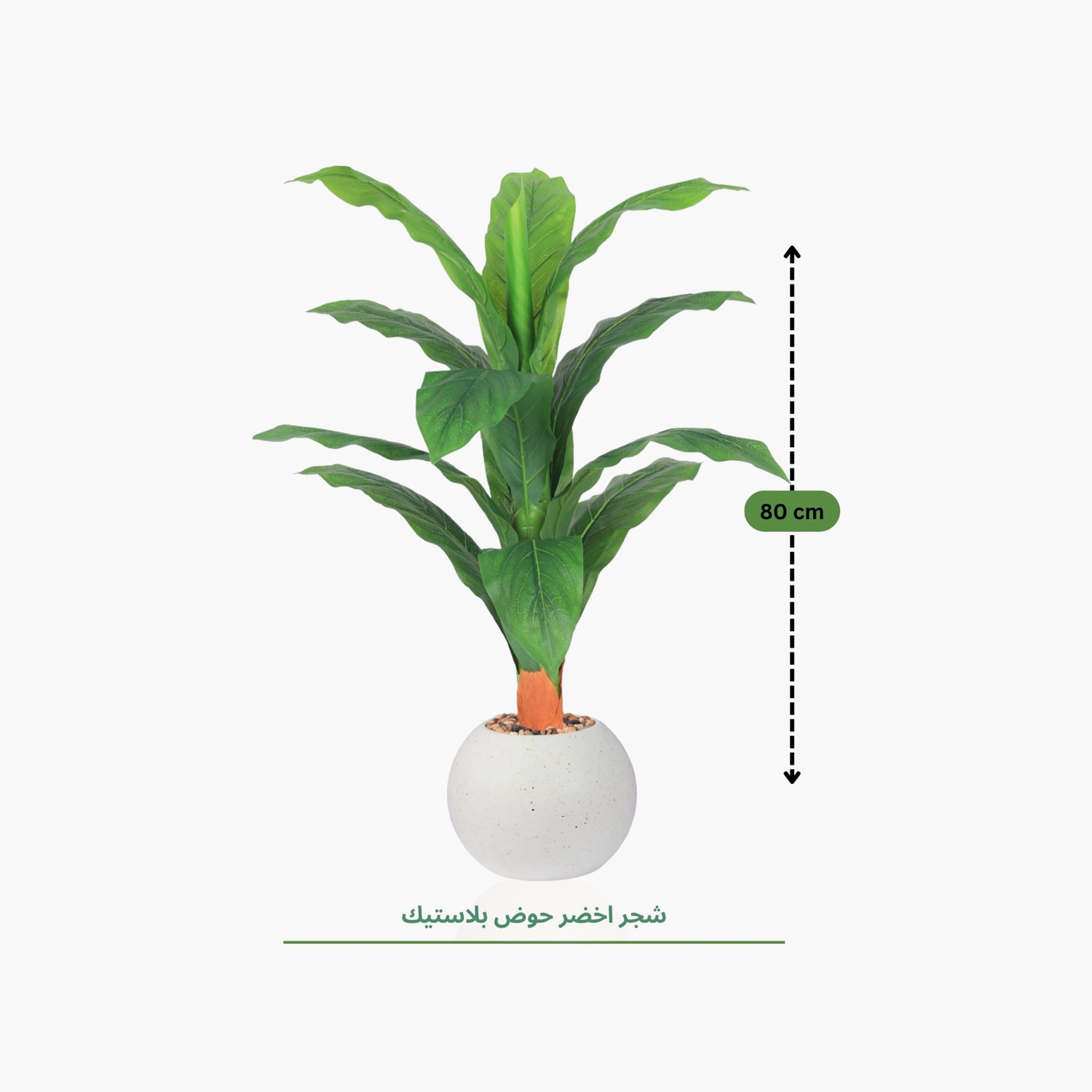 نبتة أوراق صناعية بأصيص من ماريا هومز-household-gardenandoutdoor-artificialflowersandplants-flowers-image-4