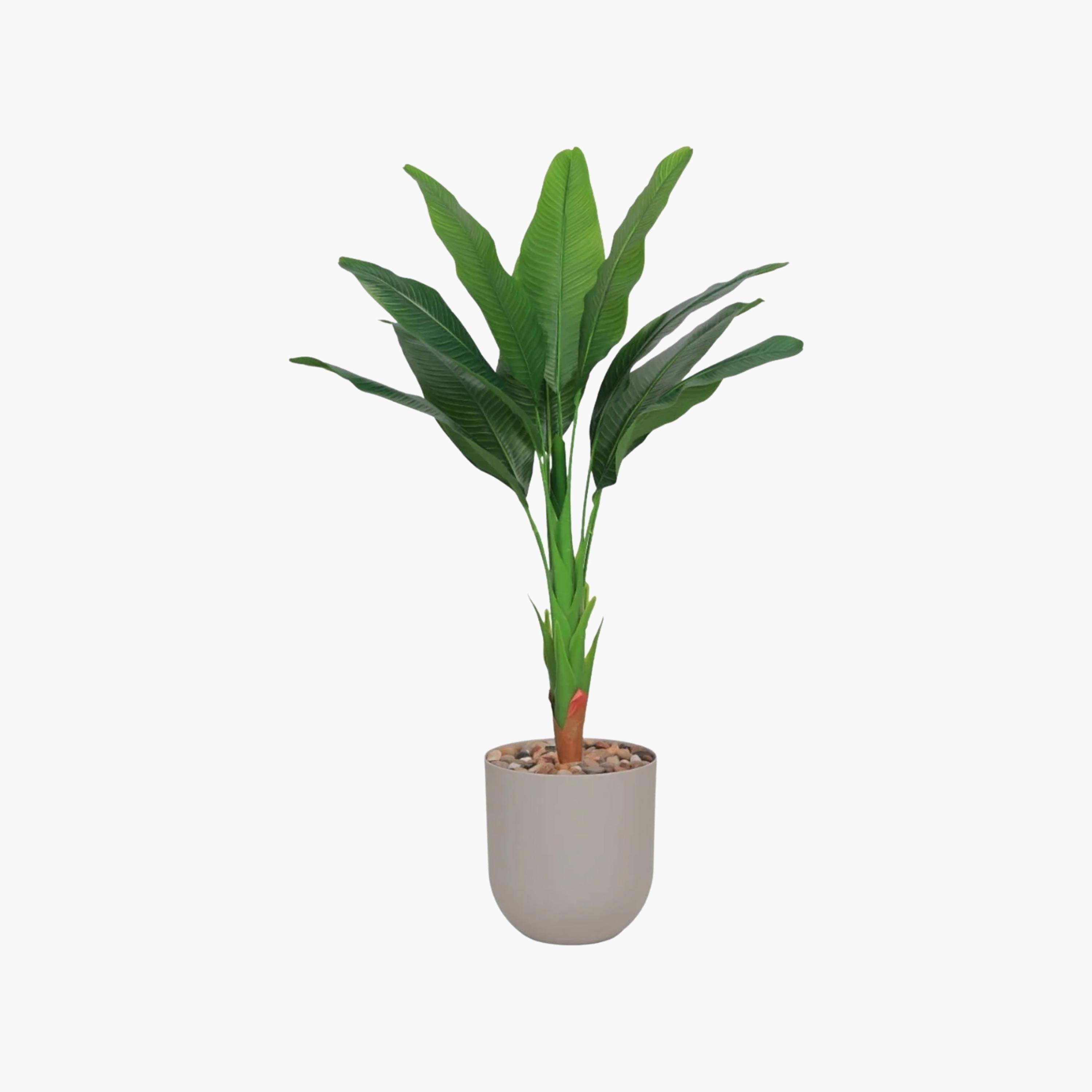 نبتة عصفور الجنة صناعية في أصيص من ماريا هومز-household-gardenandoutdoor-artificialflowersandplants-flowers-image-2