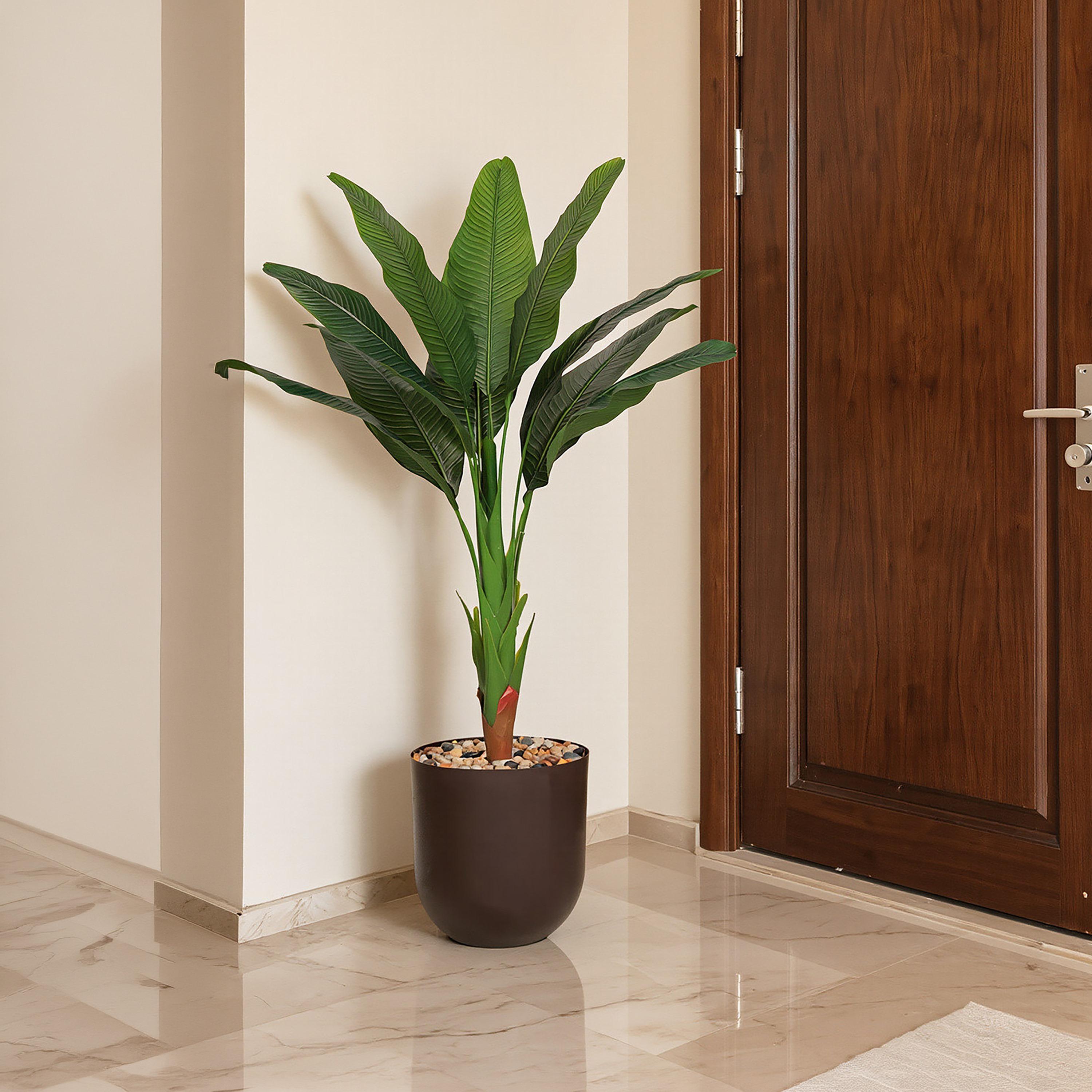 نبتة عصفور الجنة صناعية في أصيص من ماريا هومز-household-gardenandoutdoor-artificialflowersandplants-flowers-image-1