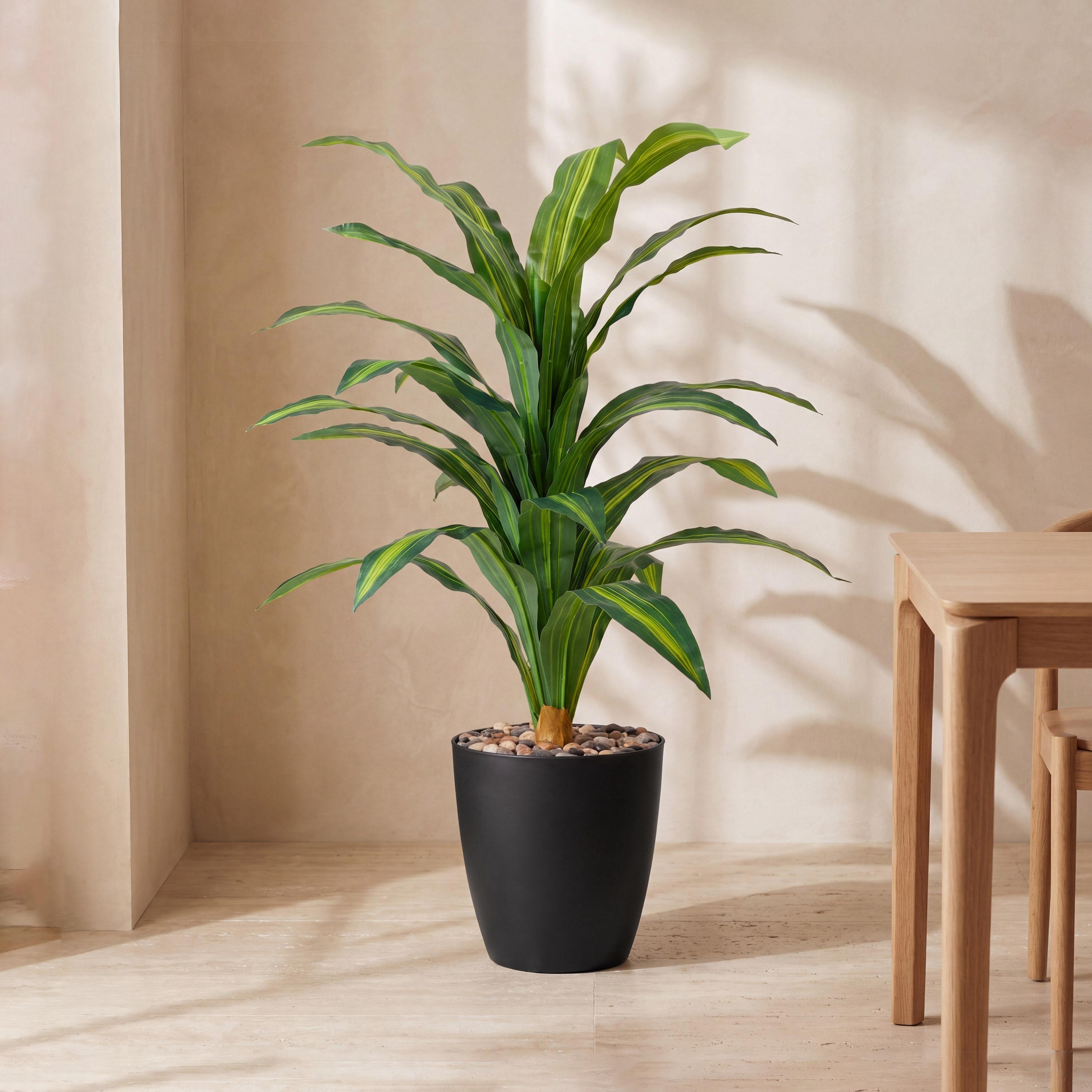 نبتة دراسينا صناعية في أصيص من ماريا هومز-household-gardenandoutdoor-artificialflowersandplants-flowers-image-1