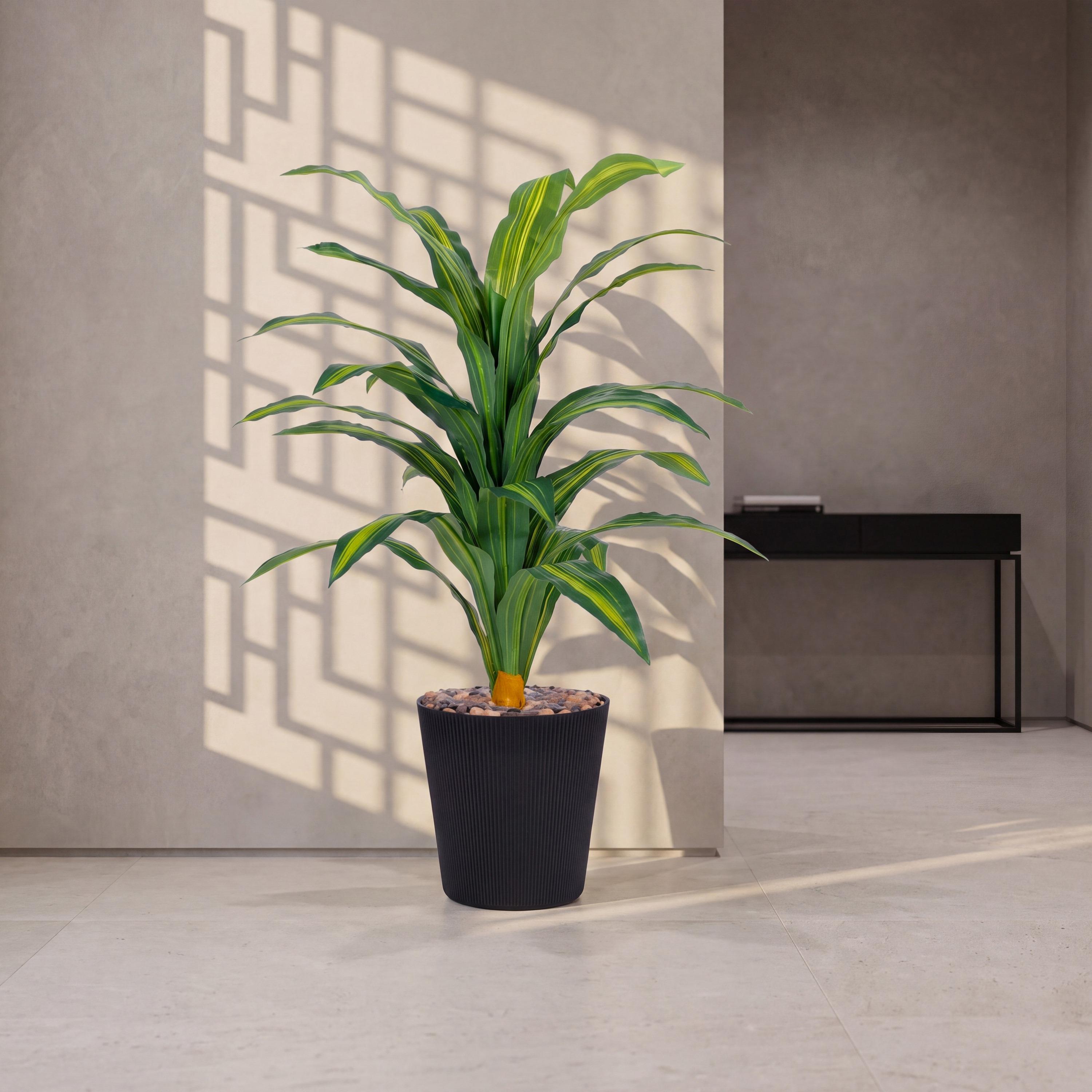 نبتة دراسينا صناعية في أصيص من ماريا هومز-household-gardenandoutdoor-artificialflowersandplants-flowers-image-1