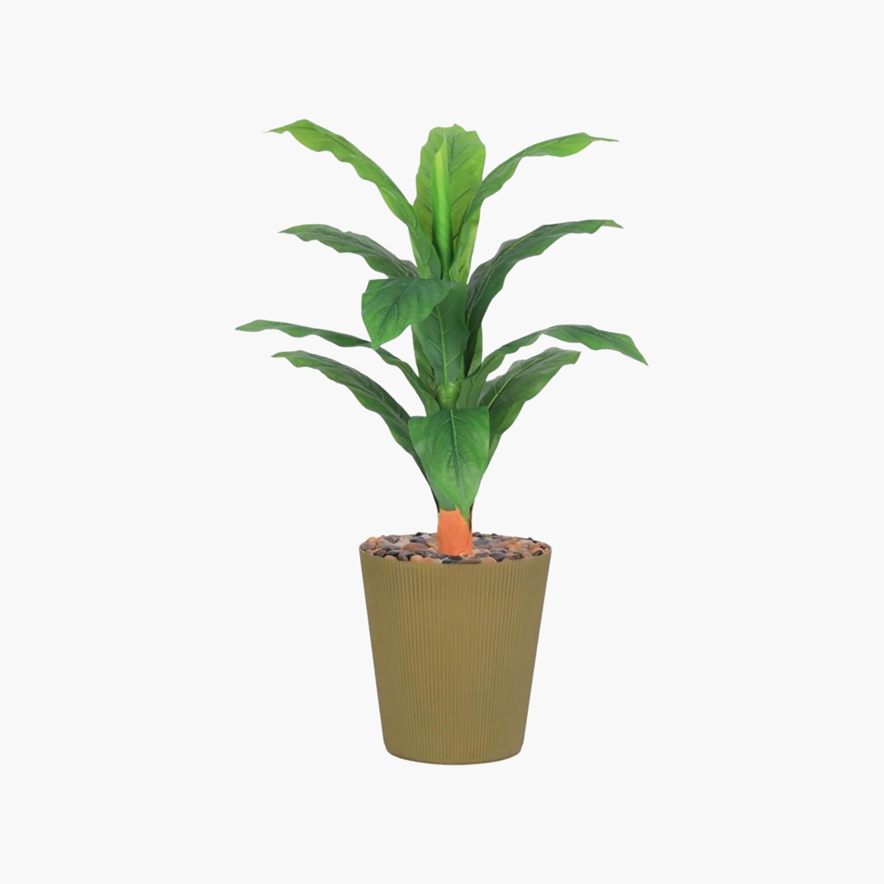 نبتة أوراق صناعية بأصيص من ماريا هومز-household-gardenandoutdoor-artificialflowersandplants-flowers-image-2