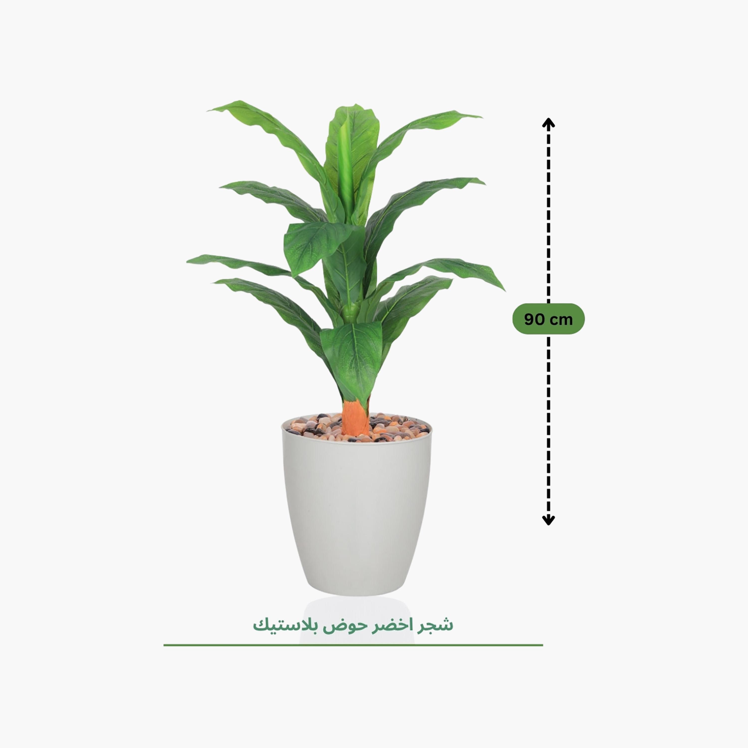 نبتة أوراق صناعية بأصيص من ماريا هومز-household-gardenandoutdoor-artificialflowersandplants-flowers-image-4
