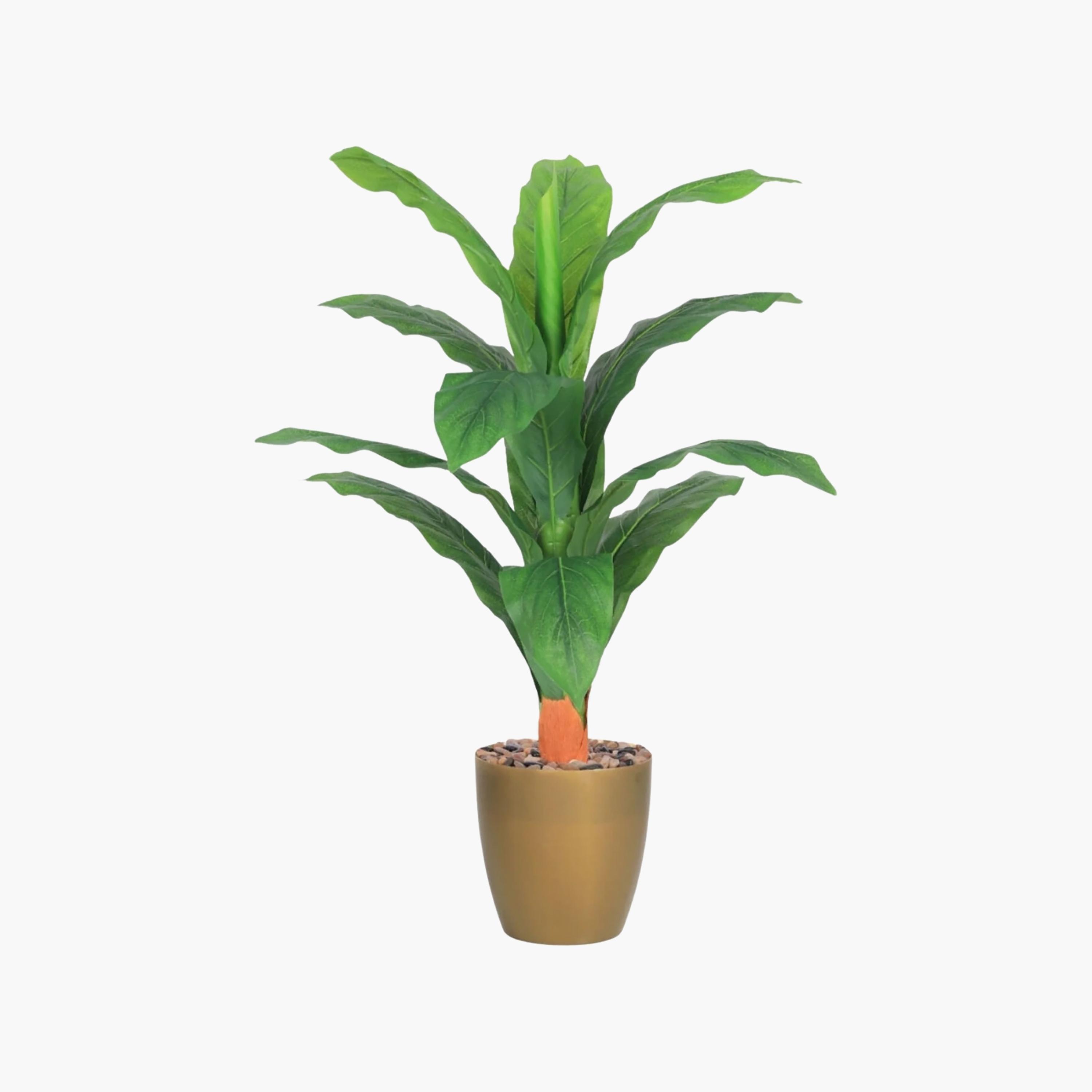 Maria Homes Potted Artificial Leaf Plant-household-gardenandoutdoor-artificialflowersandplants-flowers-image-2