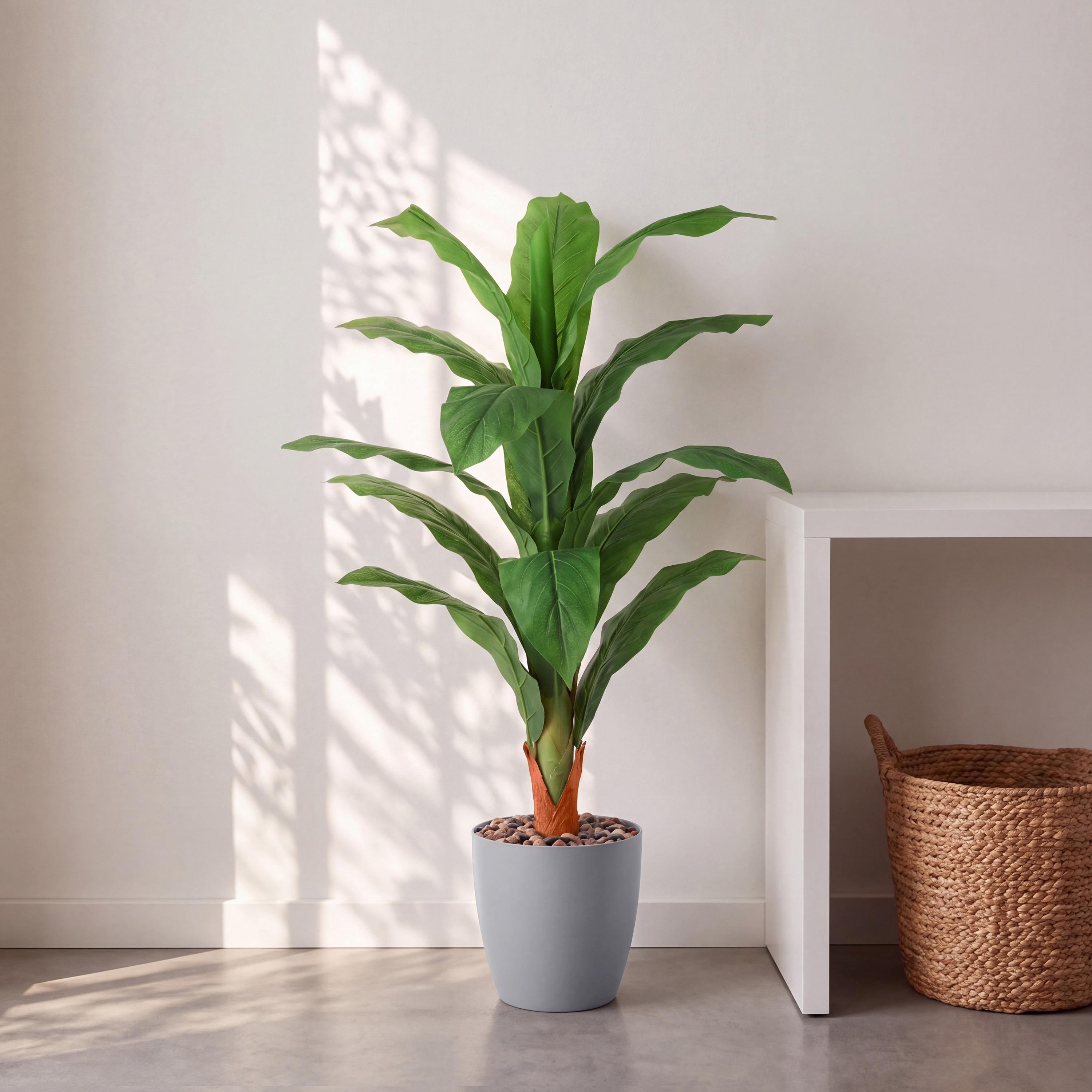 نبتة أوراق صناعية بأصيص من ماريا هومز-household-gardenandoutdoor-artificialflowersandplants-flowers-image-1