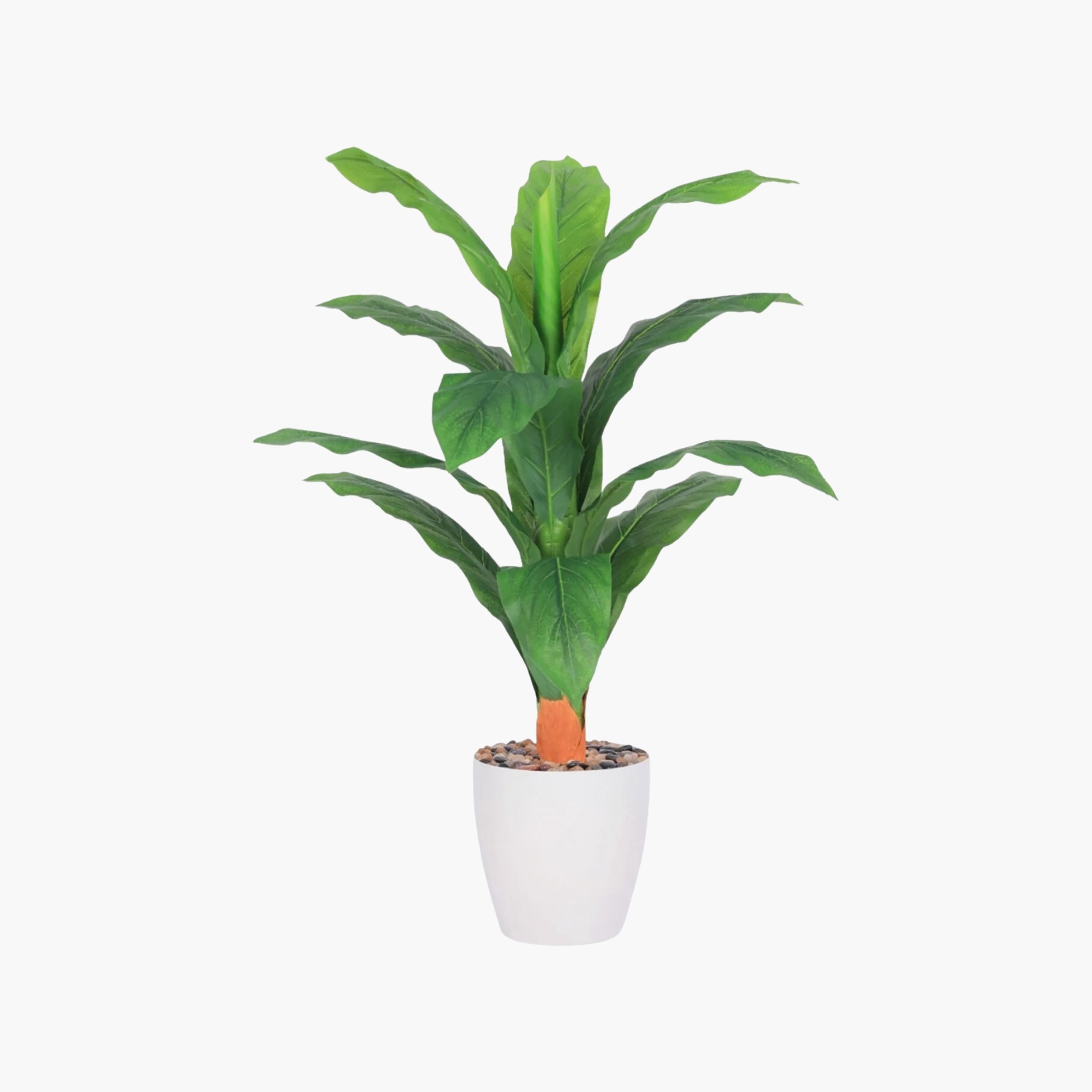 Maria Homes Potted Artificial Leaf Plant-household-gardenandoutdoor-artificialflowersandplants-flowers-image-2