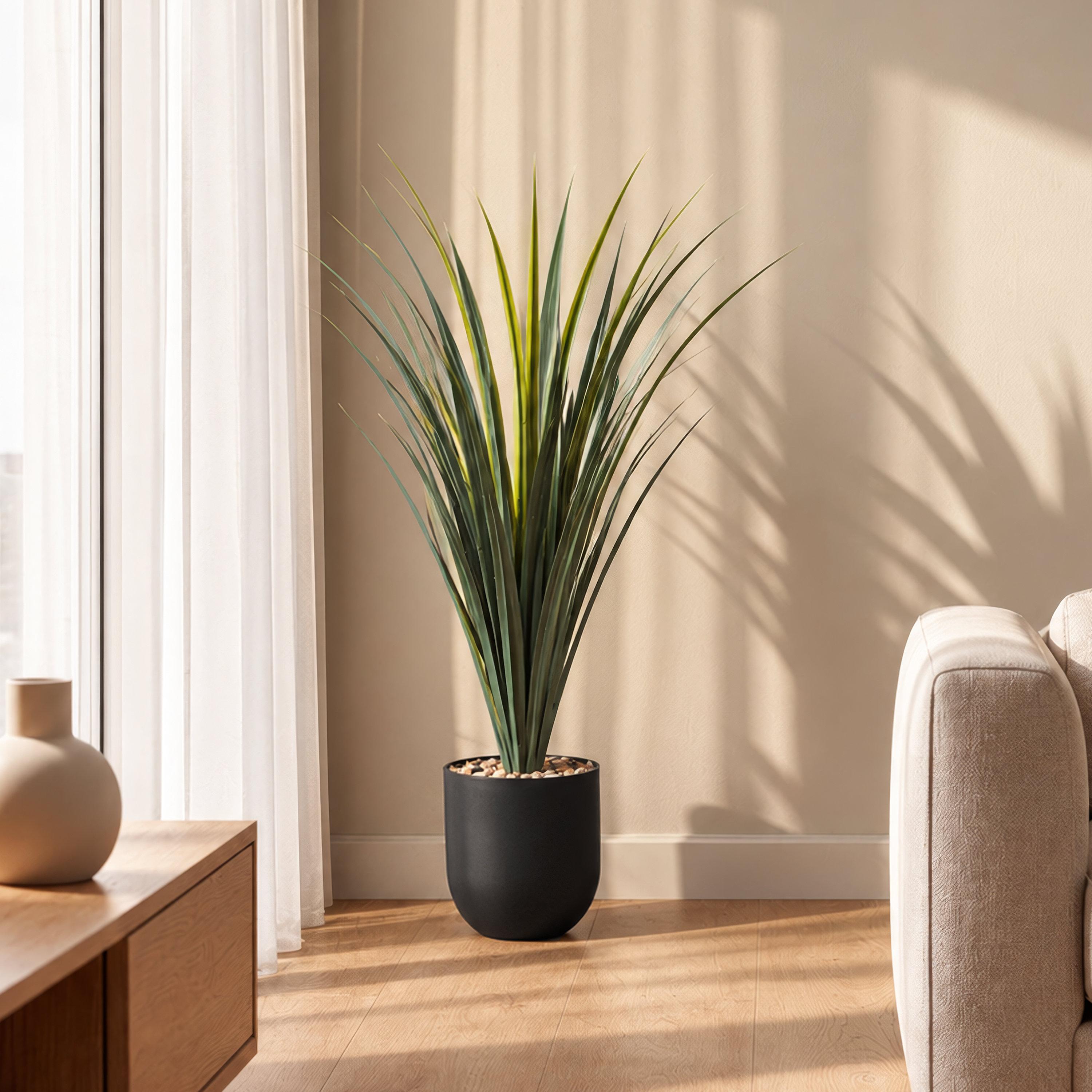 نبات عشب صناعي في أصيص من ماريا هومز-household-gardenandoutdoor-artificialflowersandplants-flowers-image-1
