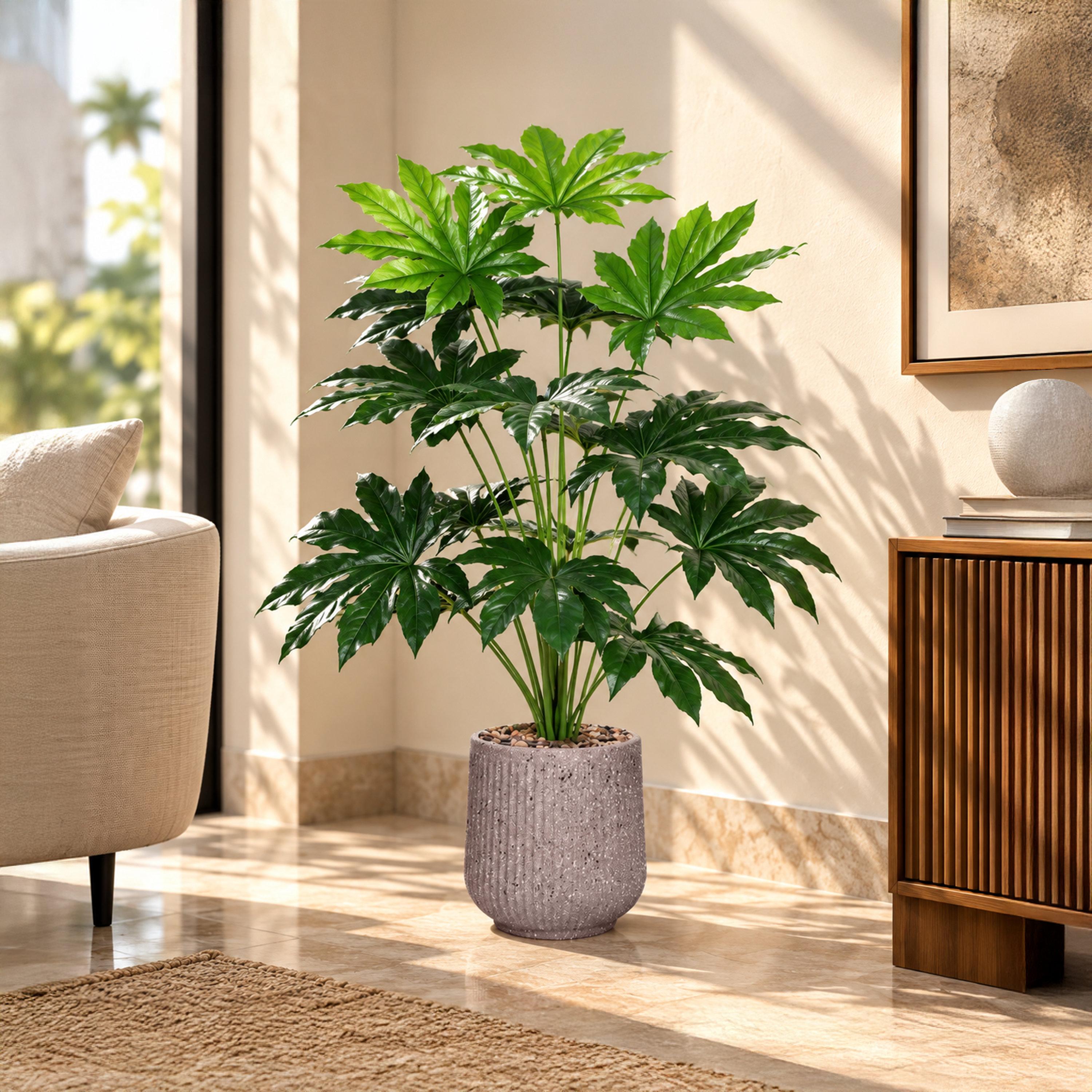 نبات صناعي في أصيص من ماريا هومز-household-gardenandoutdoor-artificialflowersandplants-flowers-image-1