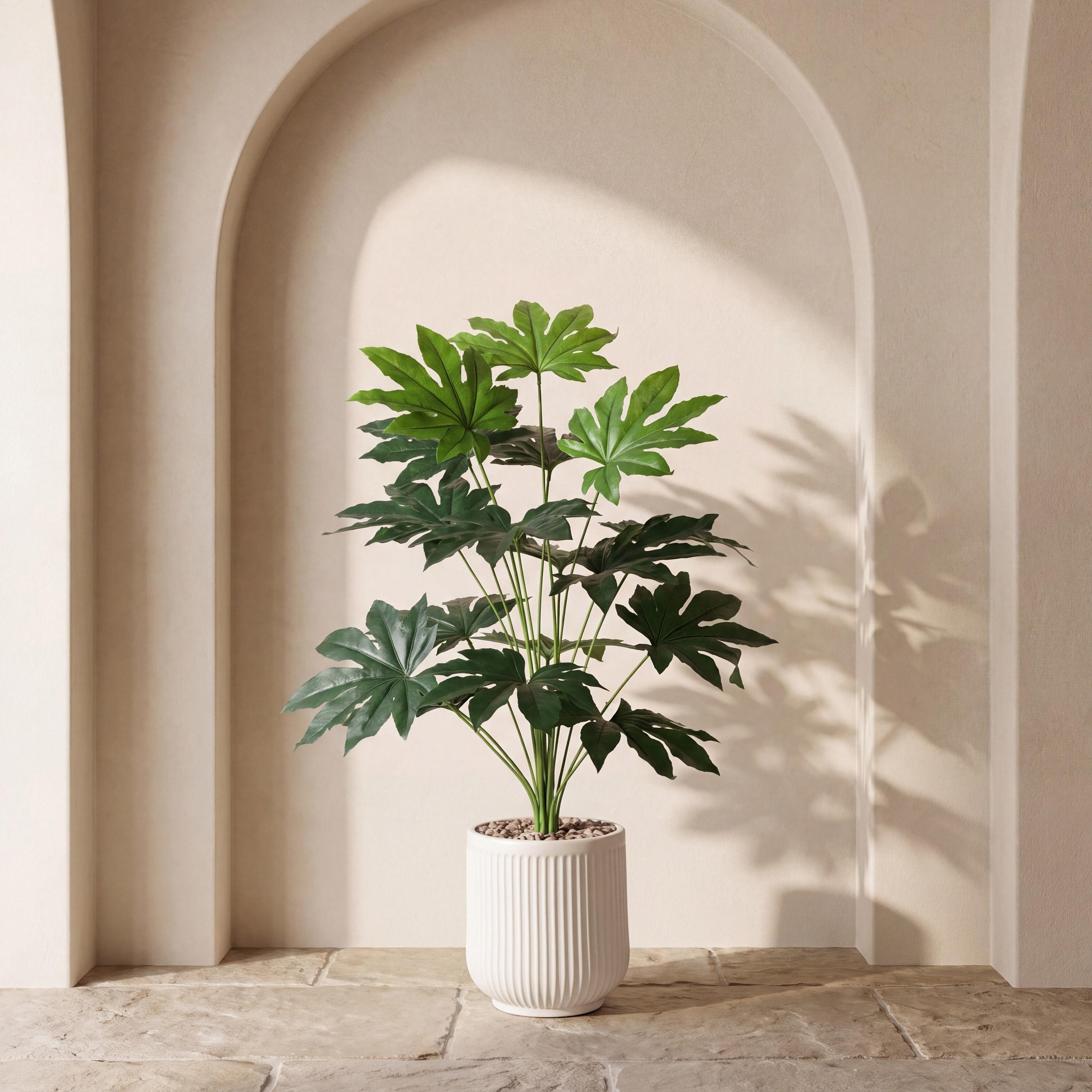 نبات صناعي في أصيص من ماريا هومز-household-gardenandoutdoor-artificialflowersandplants-flowers-image-1