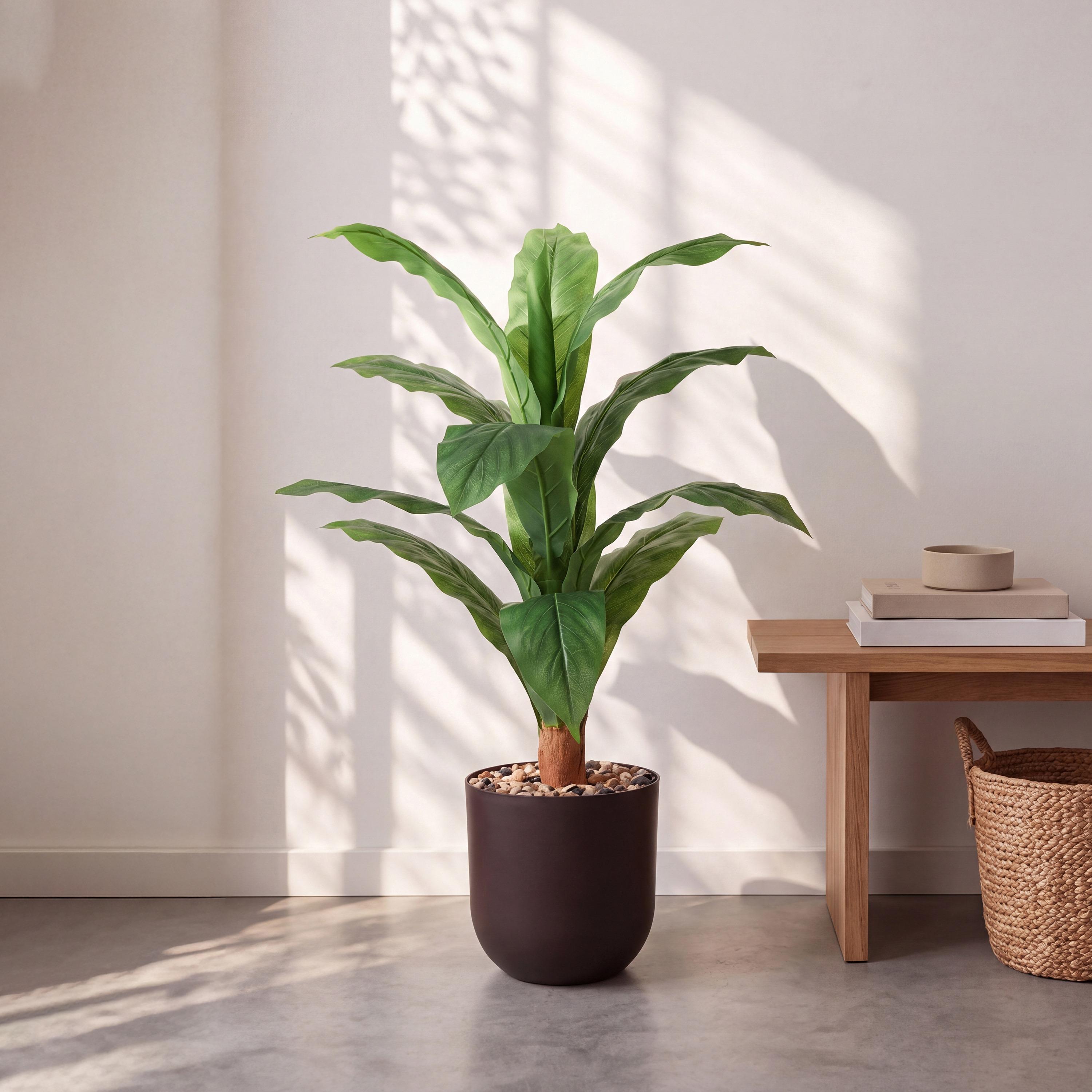 نبتة أوراق صناعية بأصيص من ماريا هومز-household-gardenandoutdoor-artificialflowersandplants-flowers-image-1