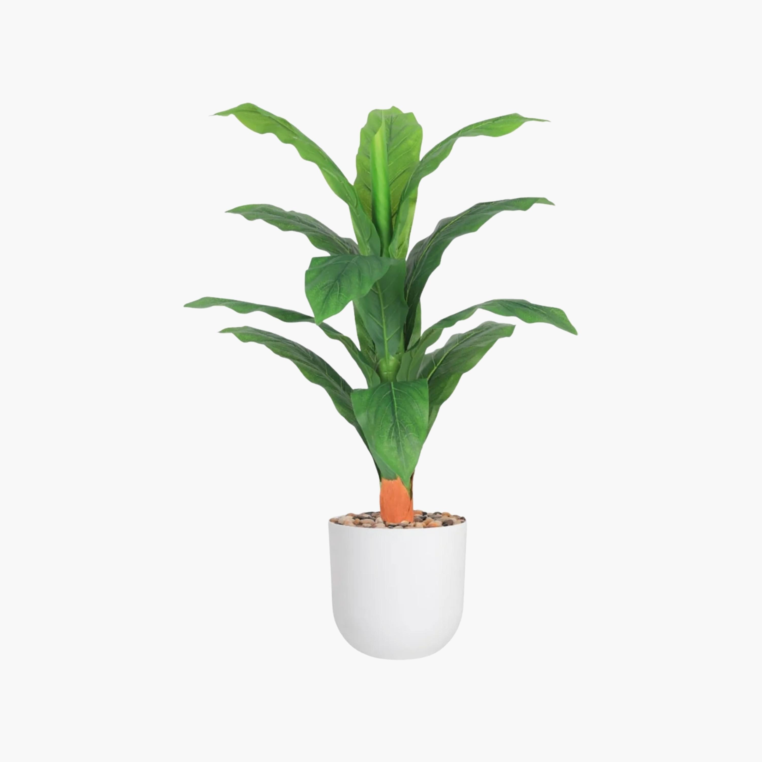 Maria Homes Potted Artificial Leaf Plant-household-gardenandoutdoor-artificialflowersandplants-flowers-image-2