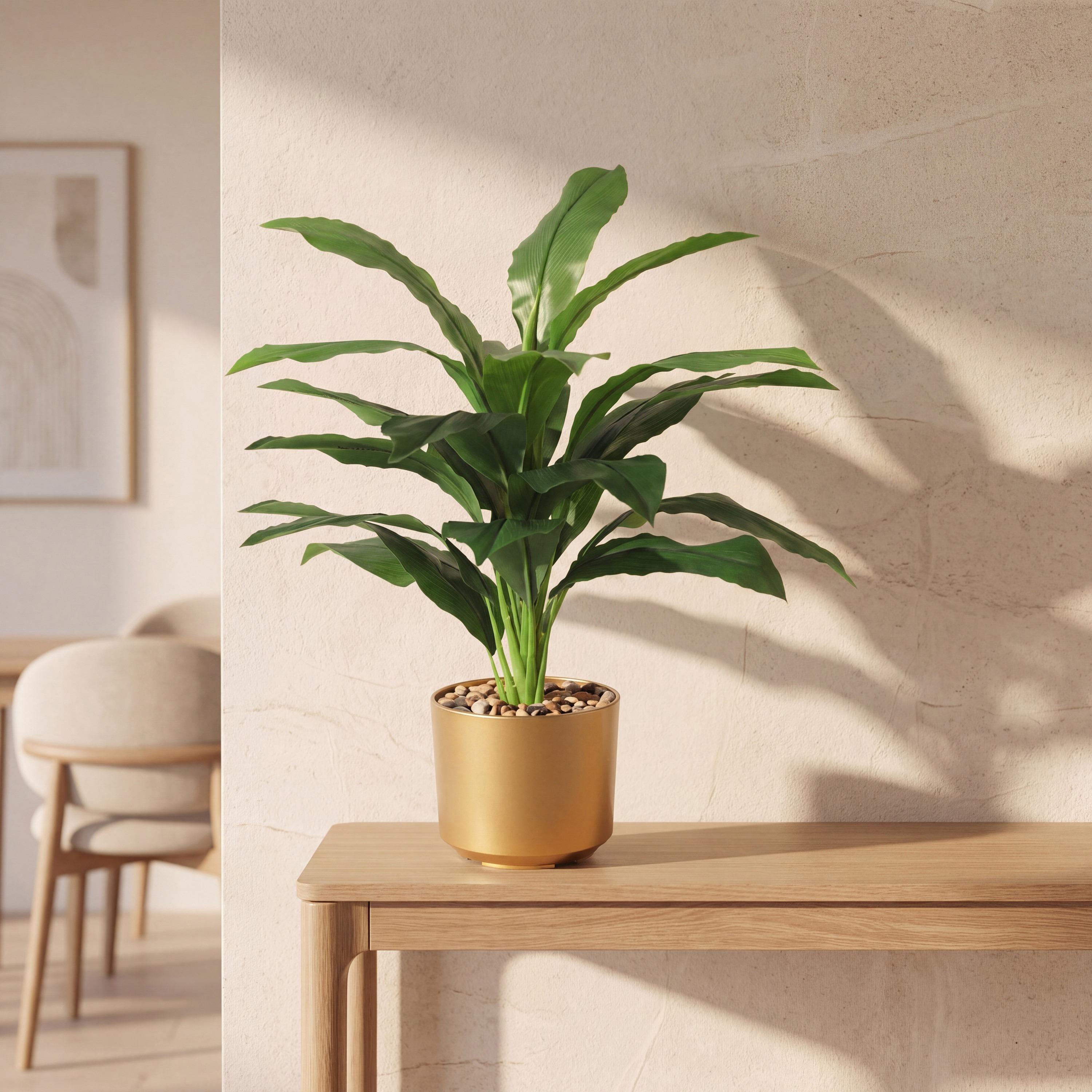 نبتة أوراق صناعية بأصيص من ماريا هومز-household-gardenandoutdoor-artificialflowersandplants-flowers-image-1