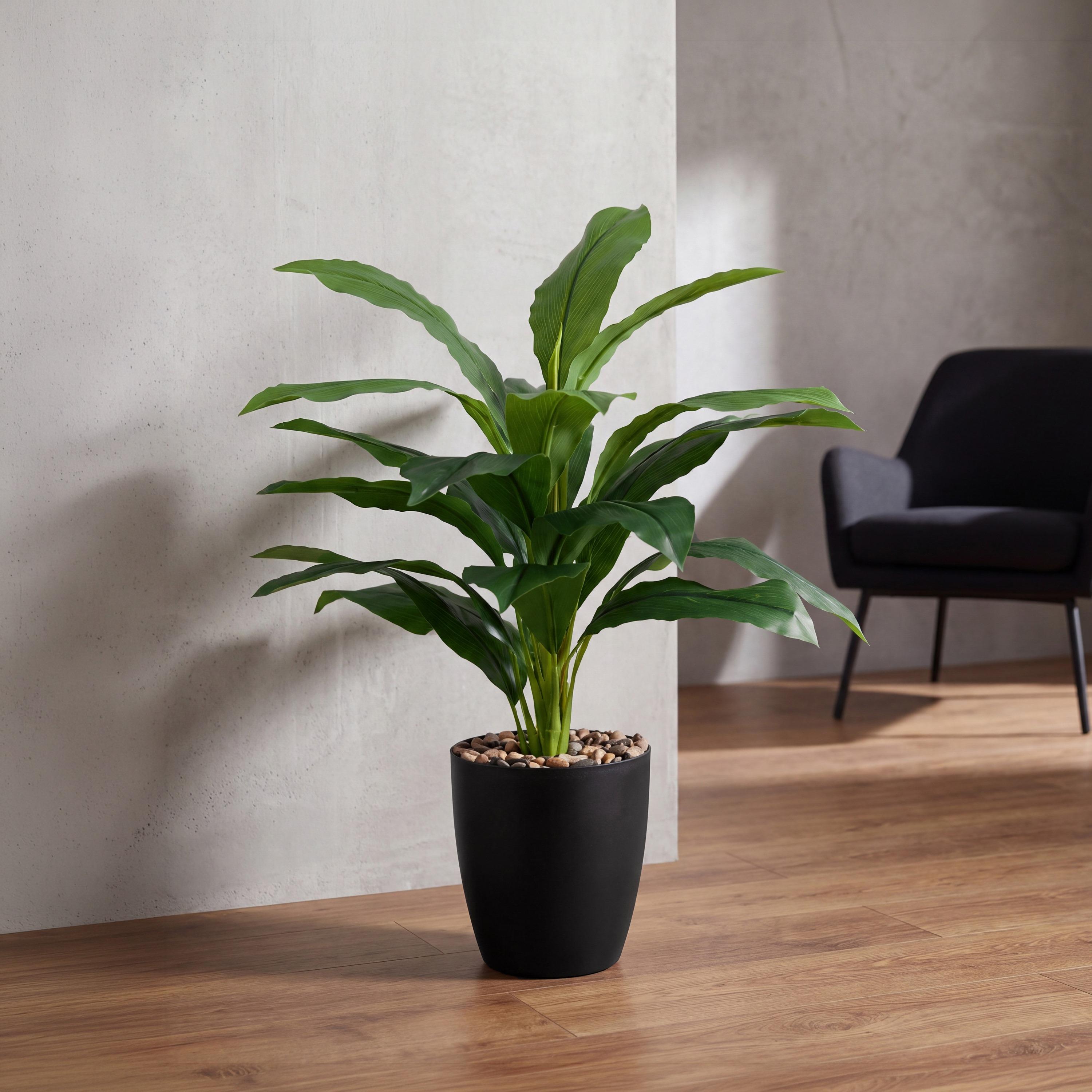 نبتة أوراق صناعية بأصيص من ماريا هومز-household-gardenandoutdoor-artificialflowersandplants-flowers-image-1