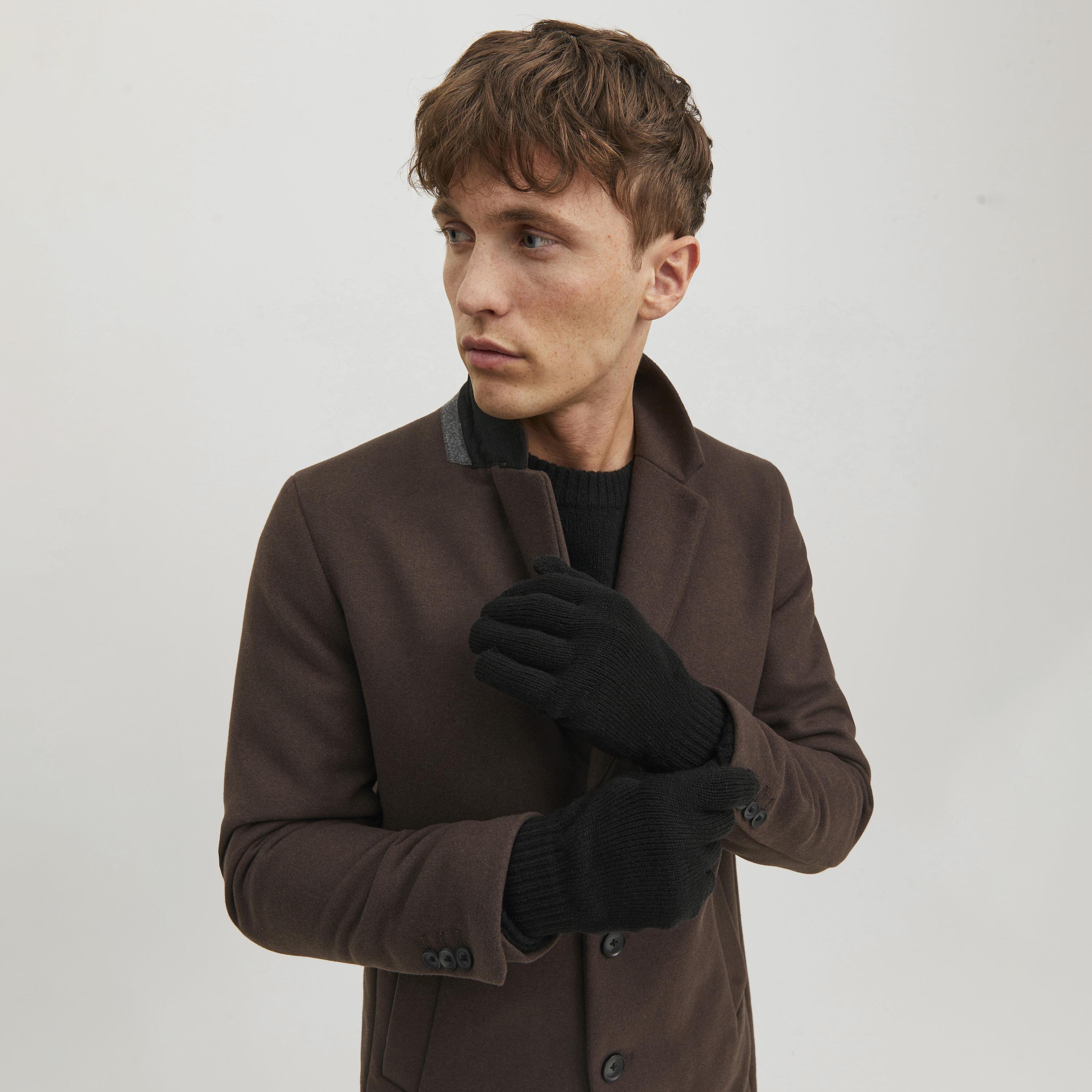 Jack & Jones Knitted Full Finger Men's Gloves-men-scarvesandgloves-image-8