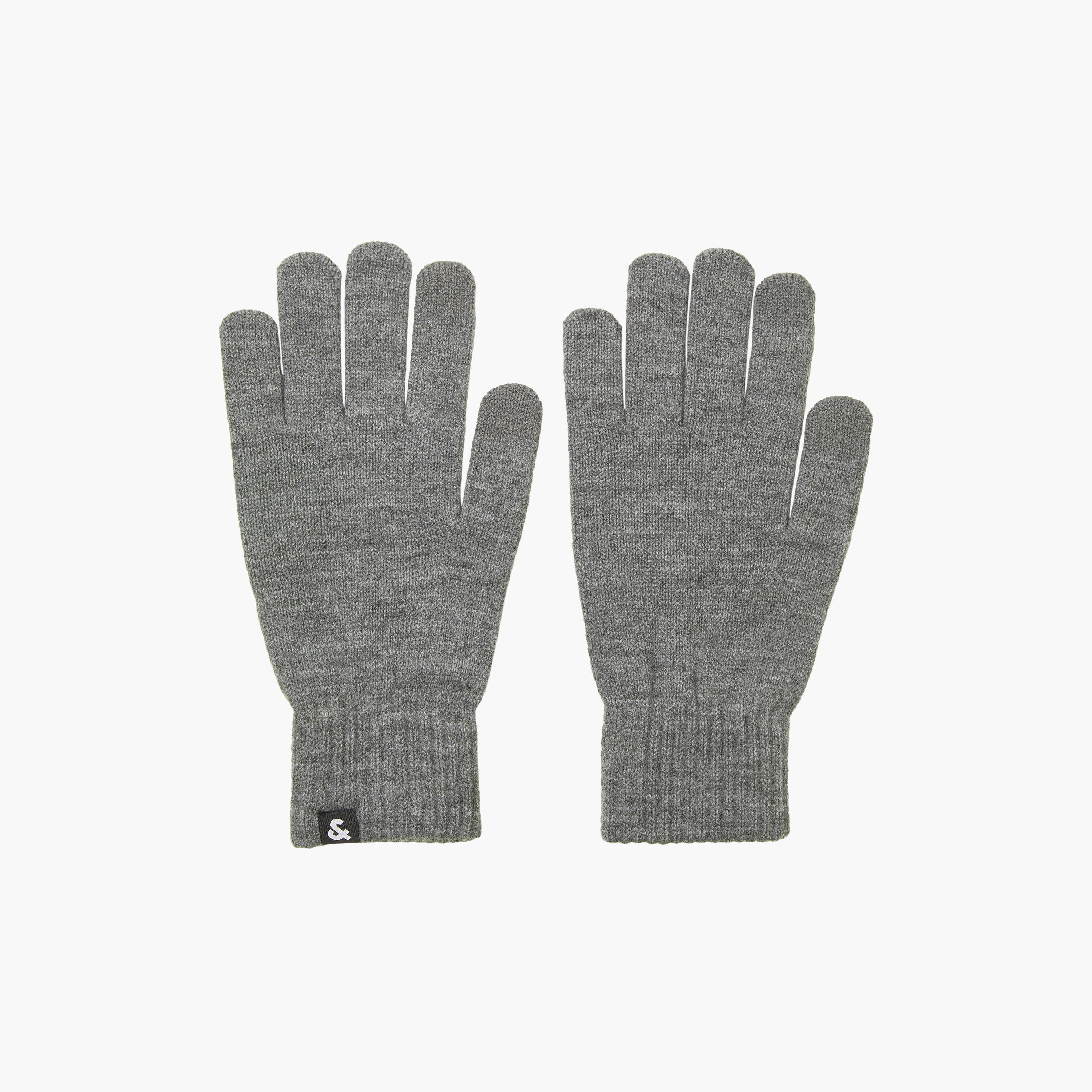 Jack & Jones Knitted Full Finger Men's Gloves-men-scarvesandgloves-image-1