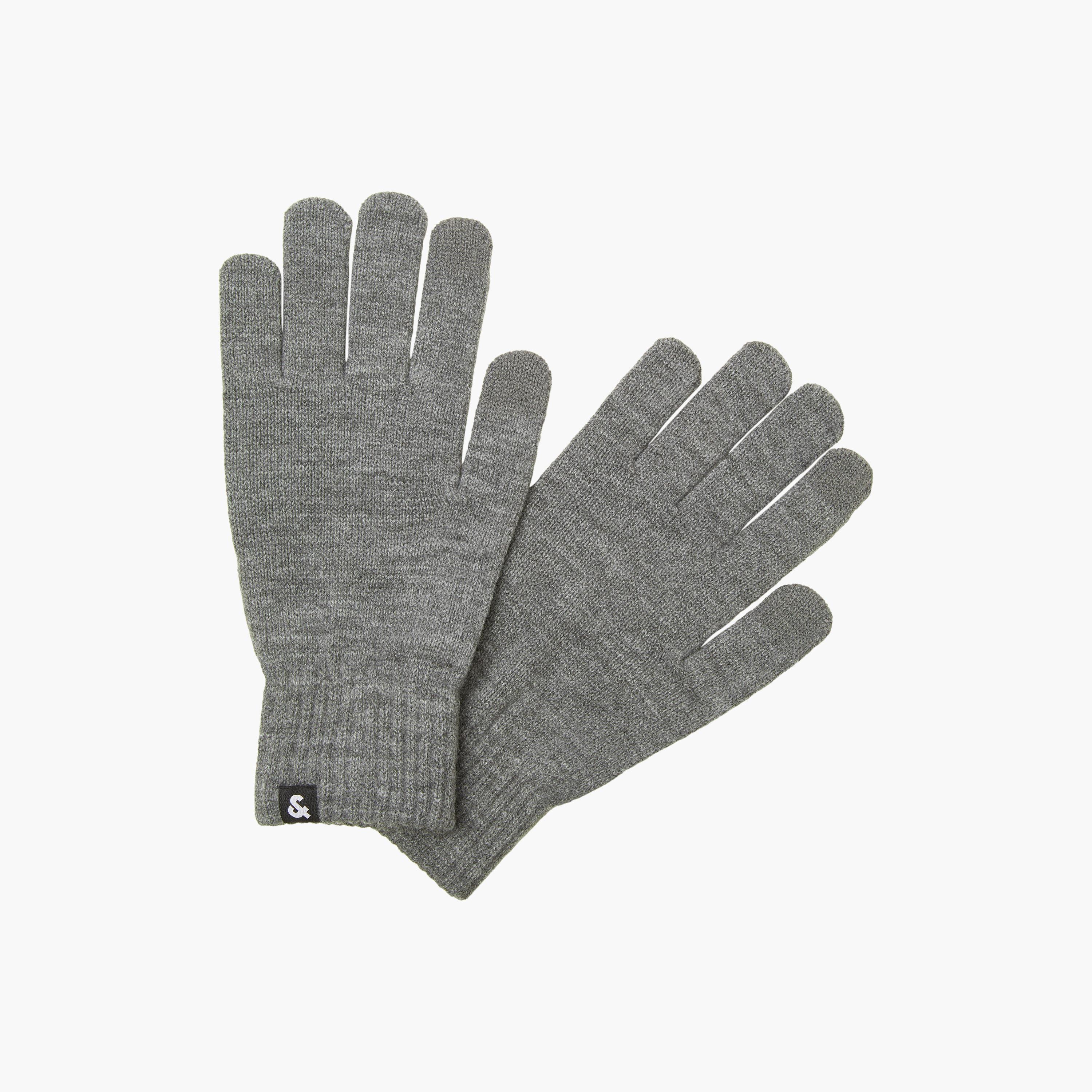 Jack & Jones Knitted Full Finger Men's Gloves-men-scarvesandgloves-image-2