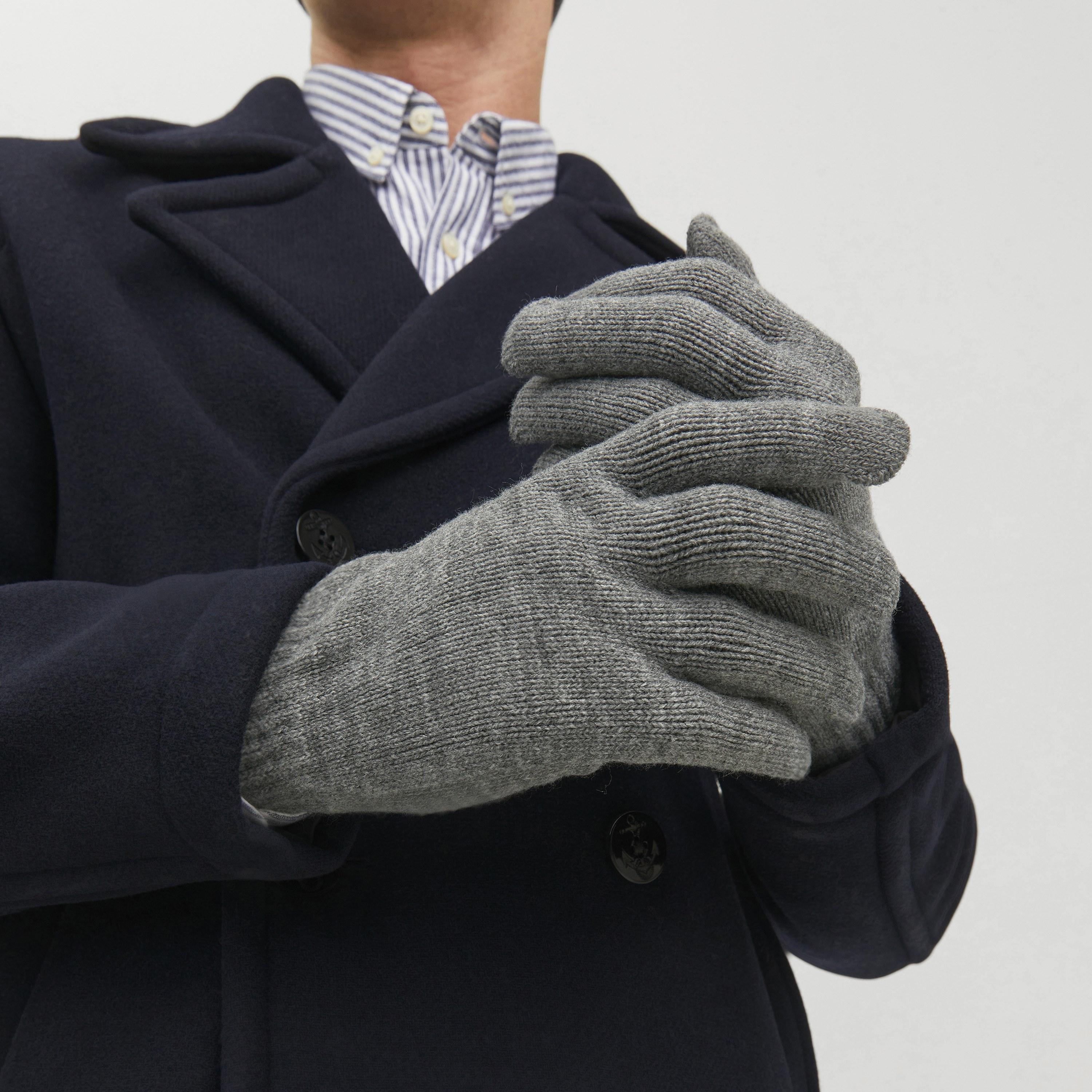Jack & Jones Knitted Full Finger Men's Gloves-men-scarvesandgloves-image-4