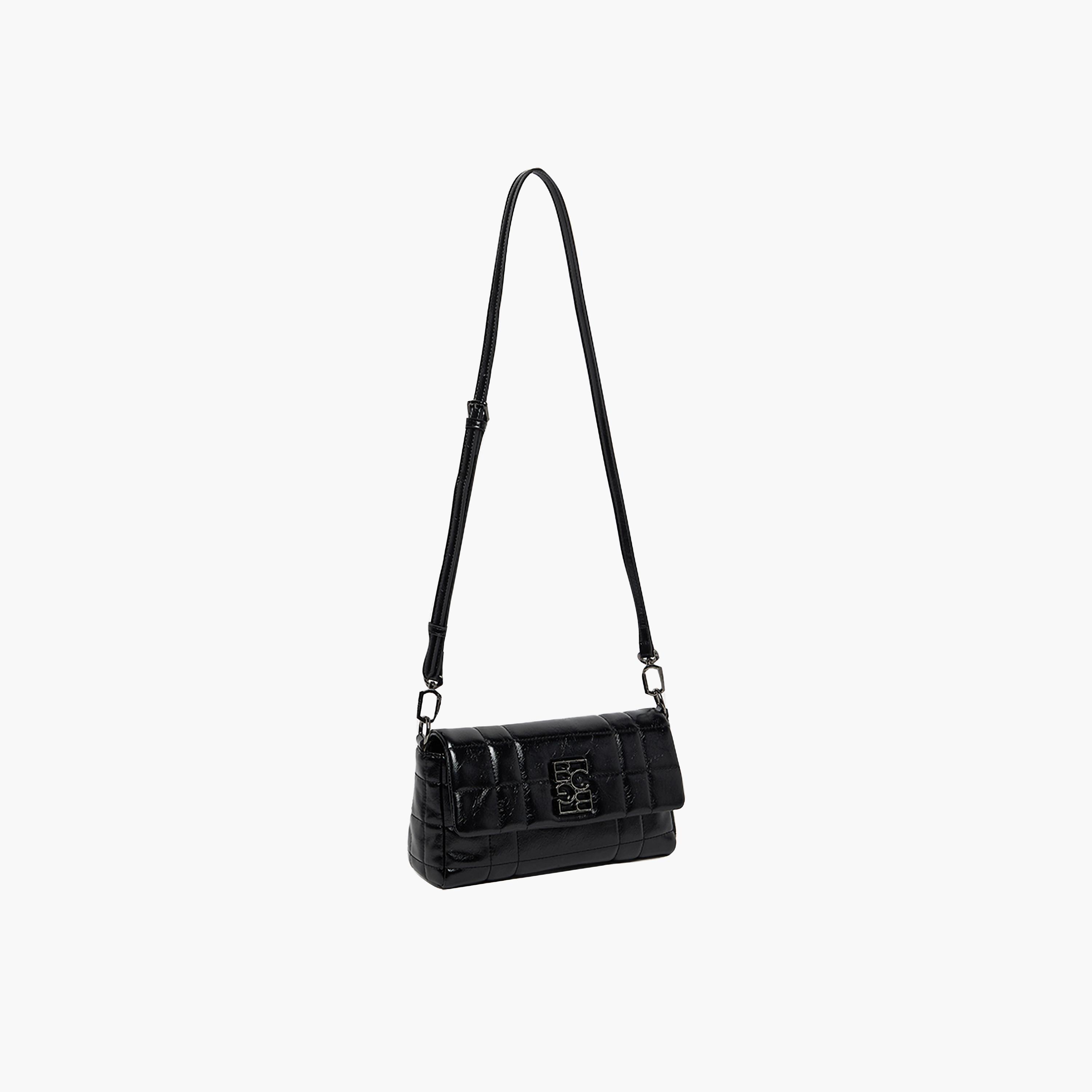 بي سي بي جي - شنطة كتف مبطنة بغطاء وحزام قابل للفصل | 24 × 9 × 13.5 سم-women-bagsandwallets-handbags-image-8