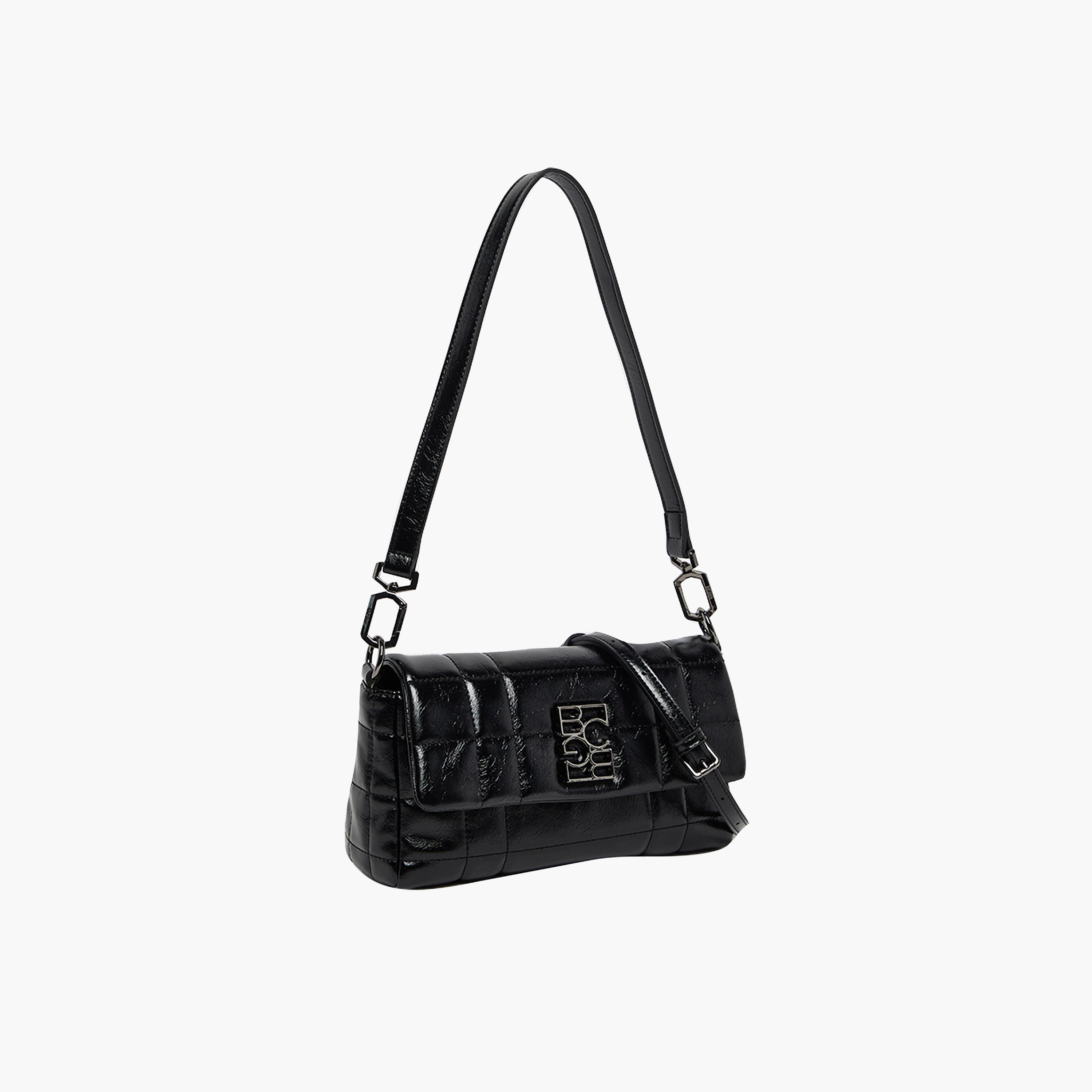 بي سي بي جي - شنطة كتف مبطنة بغطاء وحزام قابل للفصل | 24 × 9 × 13.5 سم-women-bagsandwallets-handbags-image-5